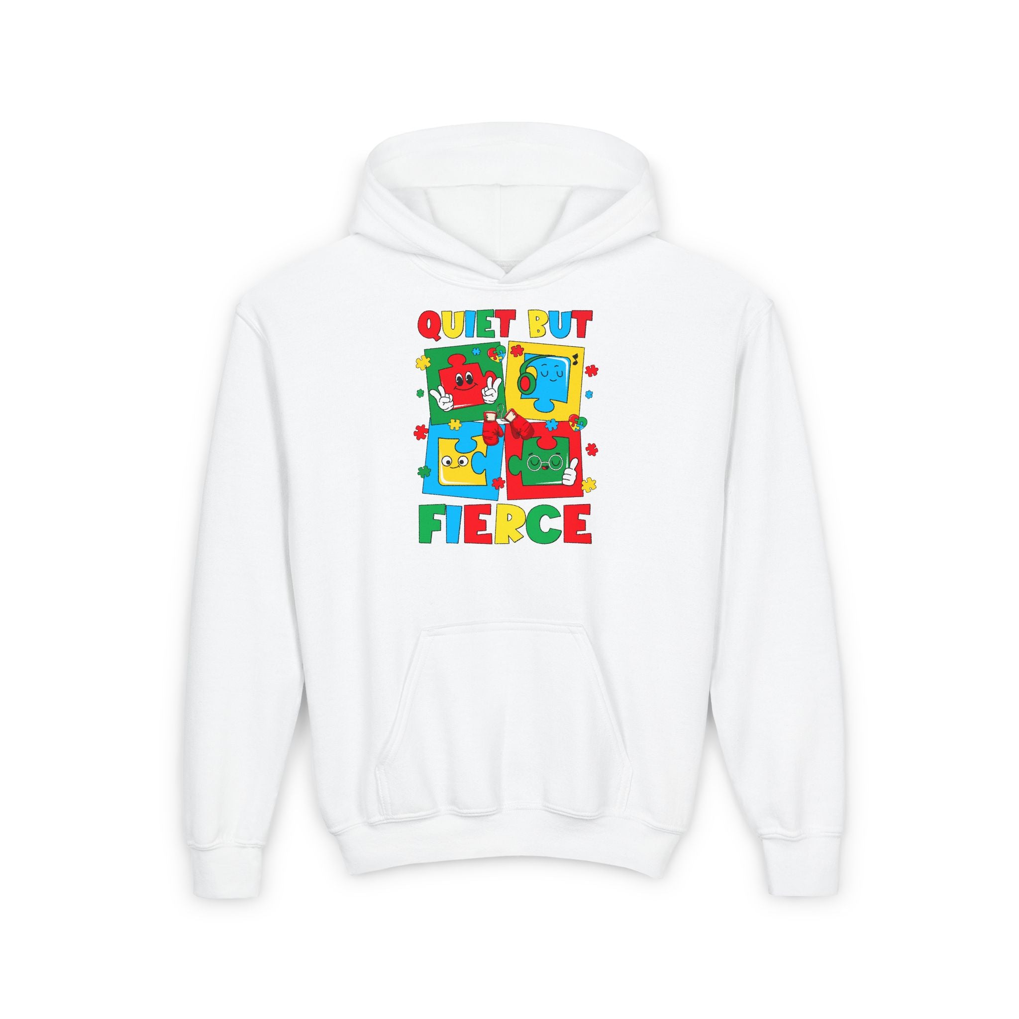 Quiet but Fierce, Youth Hoodie