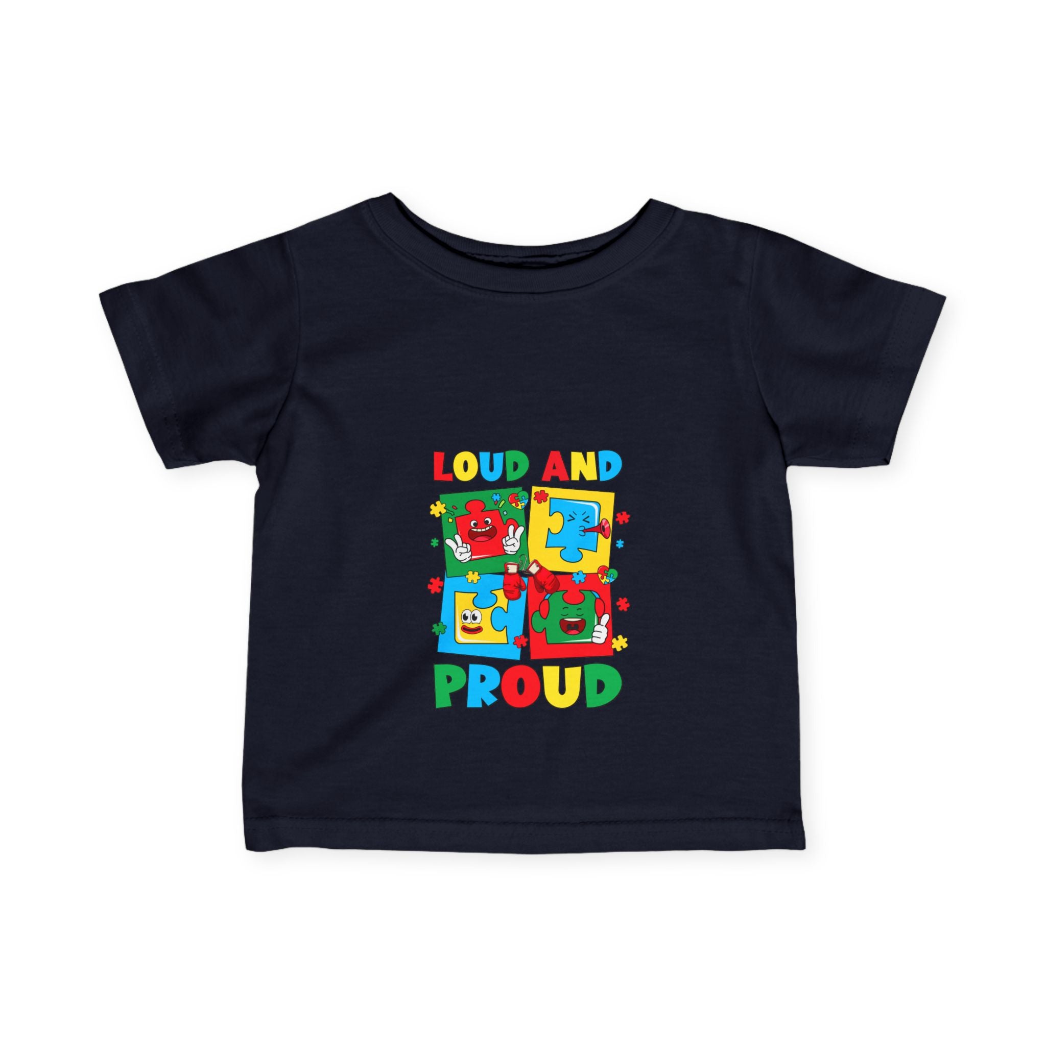 Loud and Proud, Autism Awareness Infant Fine Jersey Tee