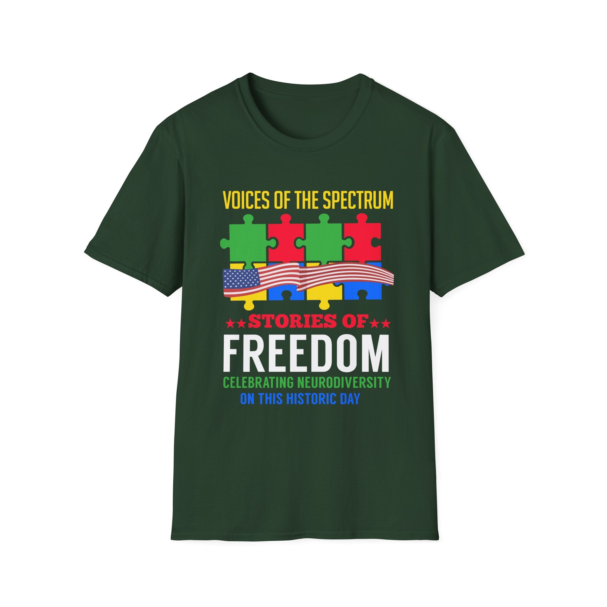 Voices of spectrum Autism Awareness , Adult T-Shirt