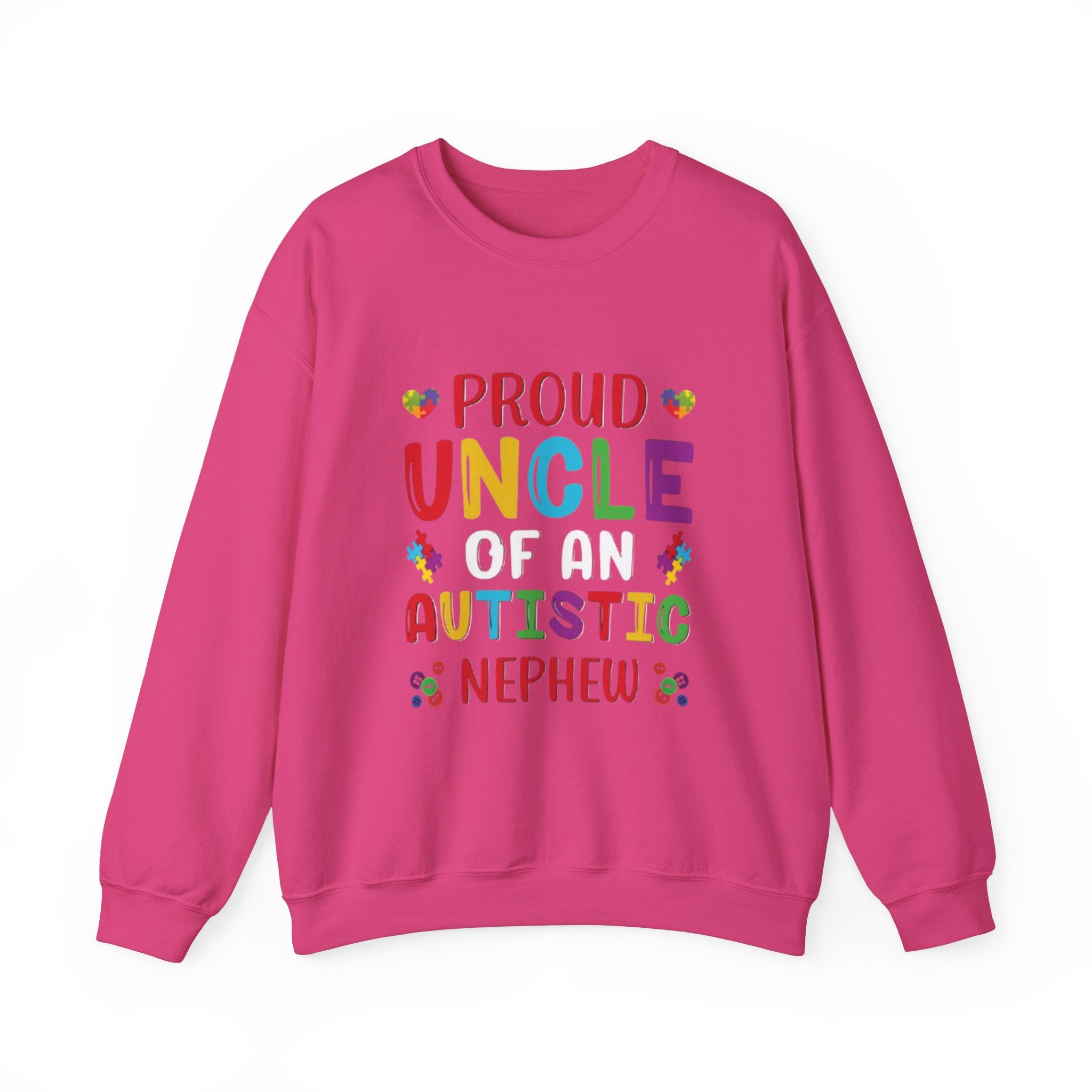 Proud Uncle Of An Autistic Nephew, Autism Awareness Adult Sweatshirt