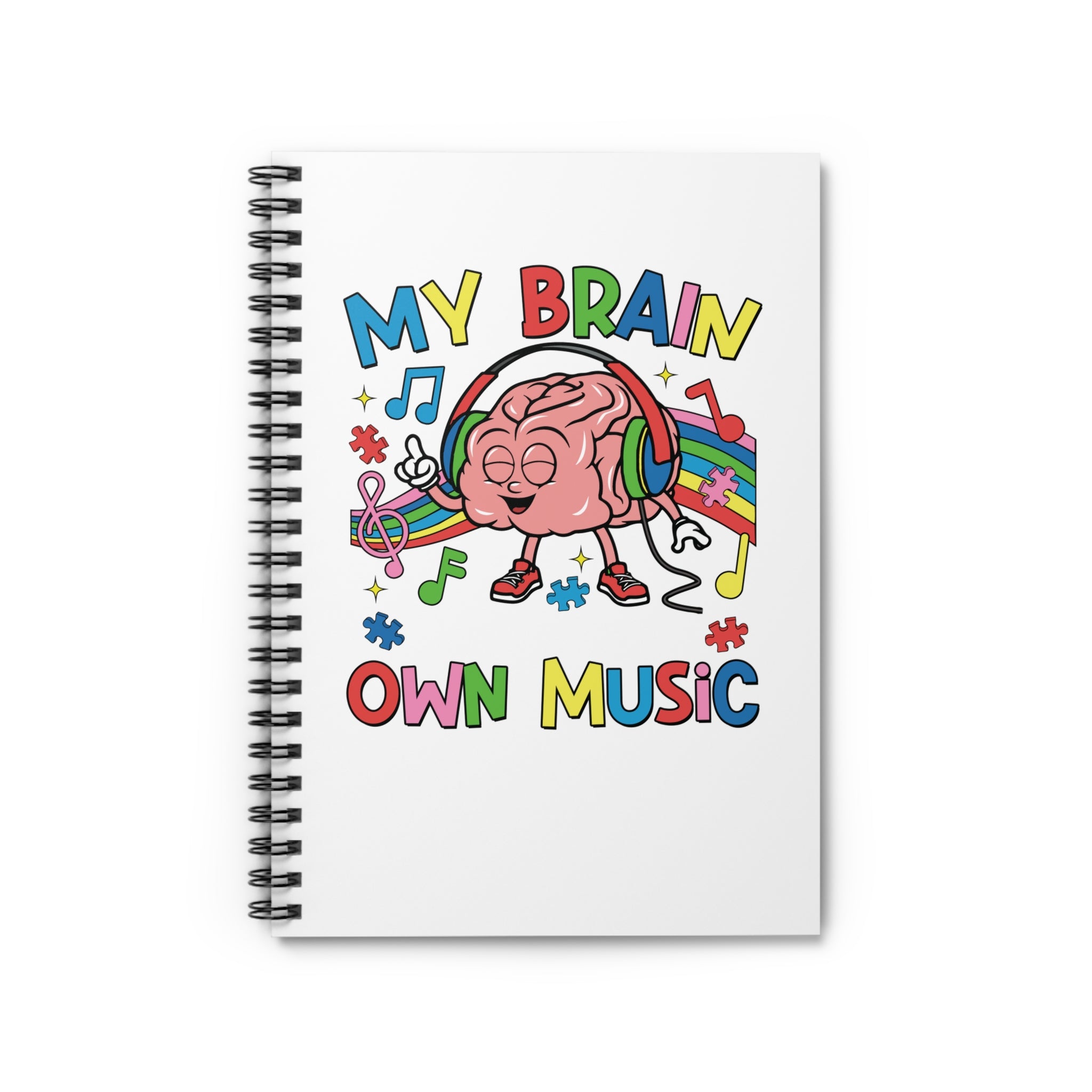 Own Music Spiral Notebook - Ruled Line