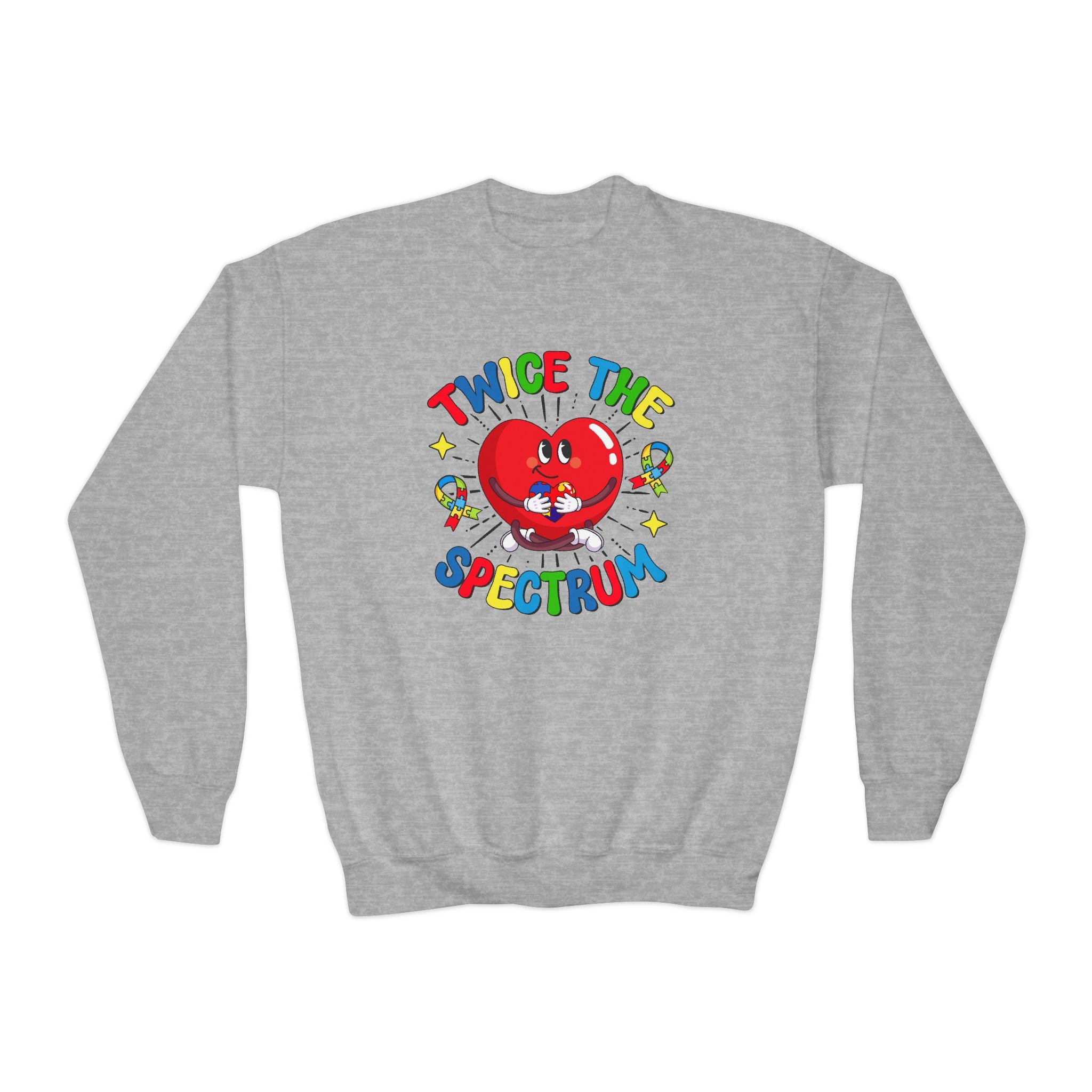 Twice The Spectrum, Youth Crewneck Sweatshirt