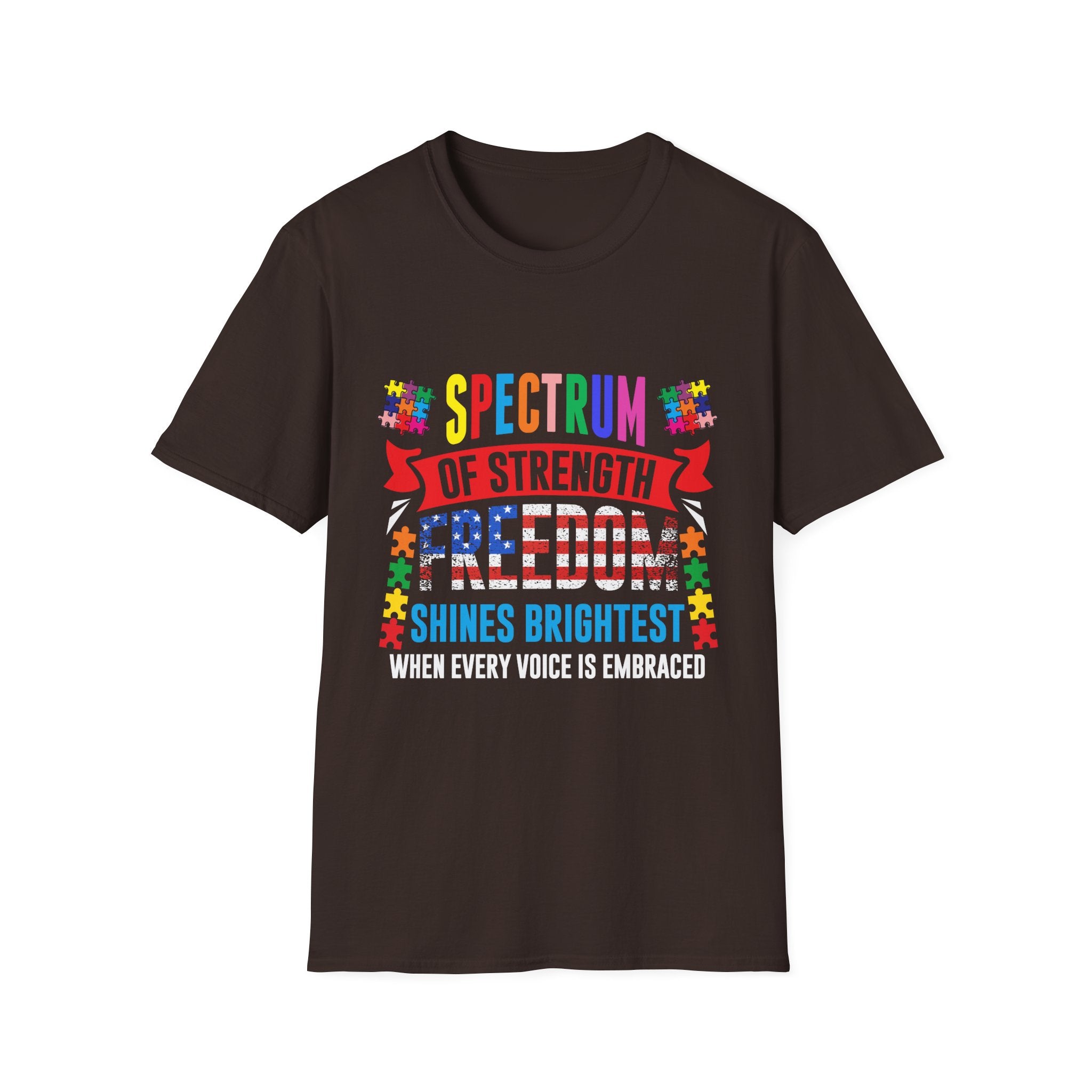 Spectrum of Strength Autism Awareness , Adult T-Shirt