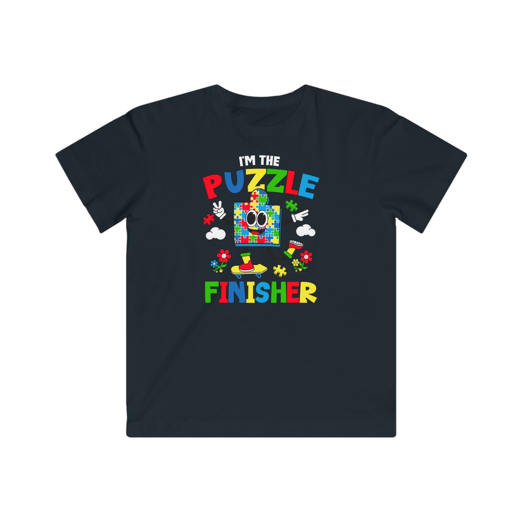 I'm The Puzzle Finisher, Kids Fine Jersey Tee