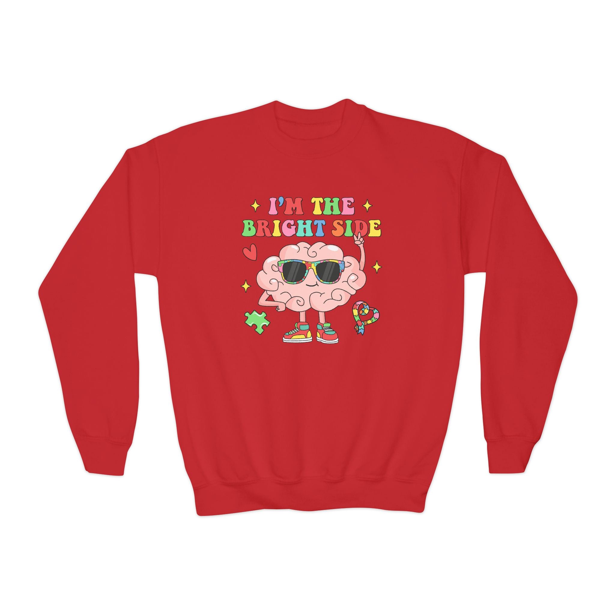 I Am The Bright Side, Youth Crewneck Sweatshirt