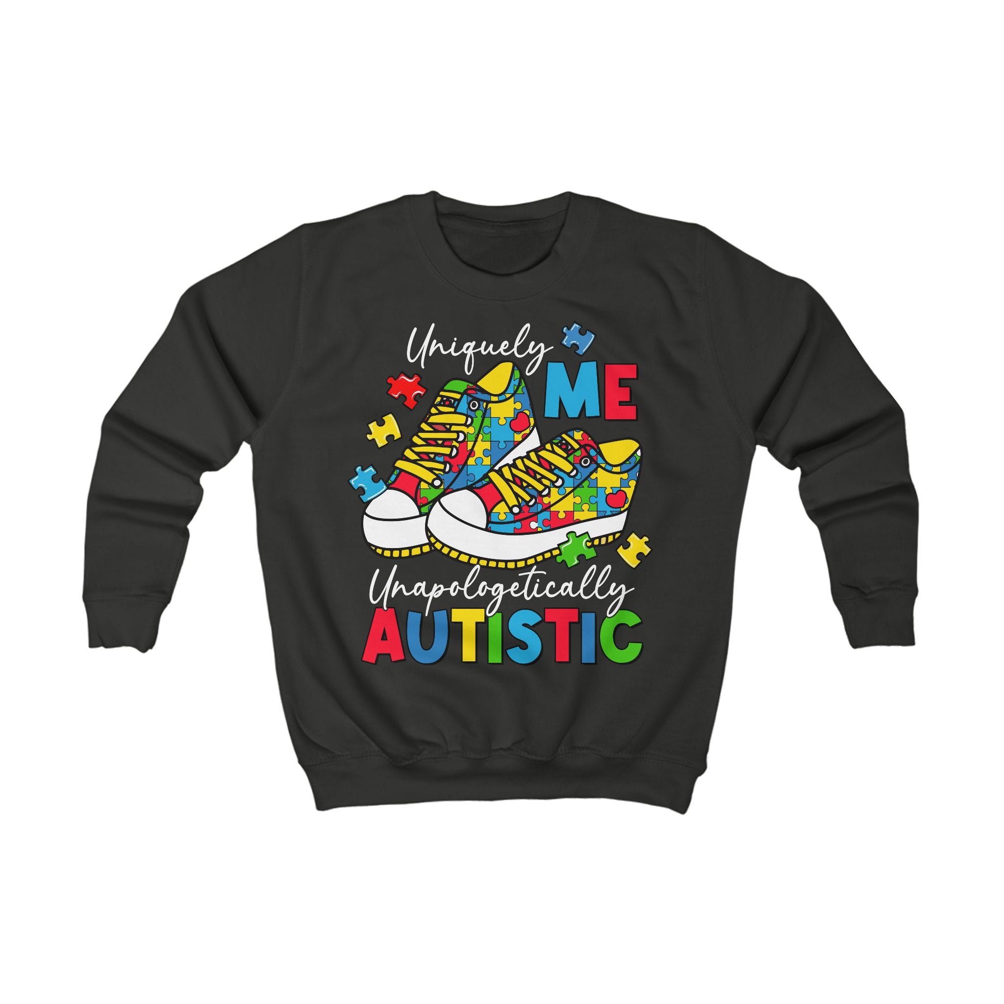 Uniquely Me Unapologetically Autistic, Autism Awareness, Unisex Childrens Sweatshirt