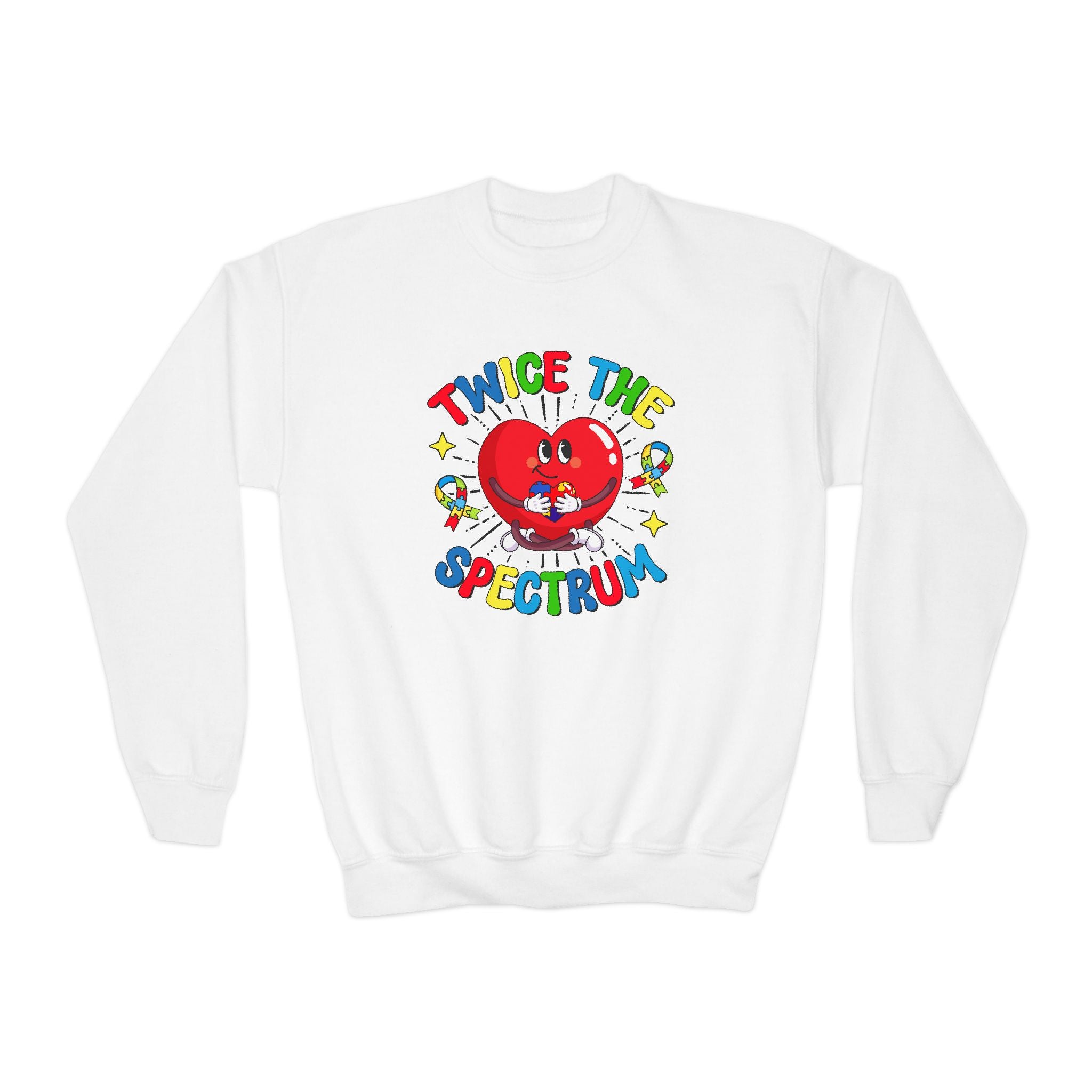 Twice The Spectrum, Youth Crewneck Sweatshirt