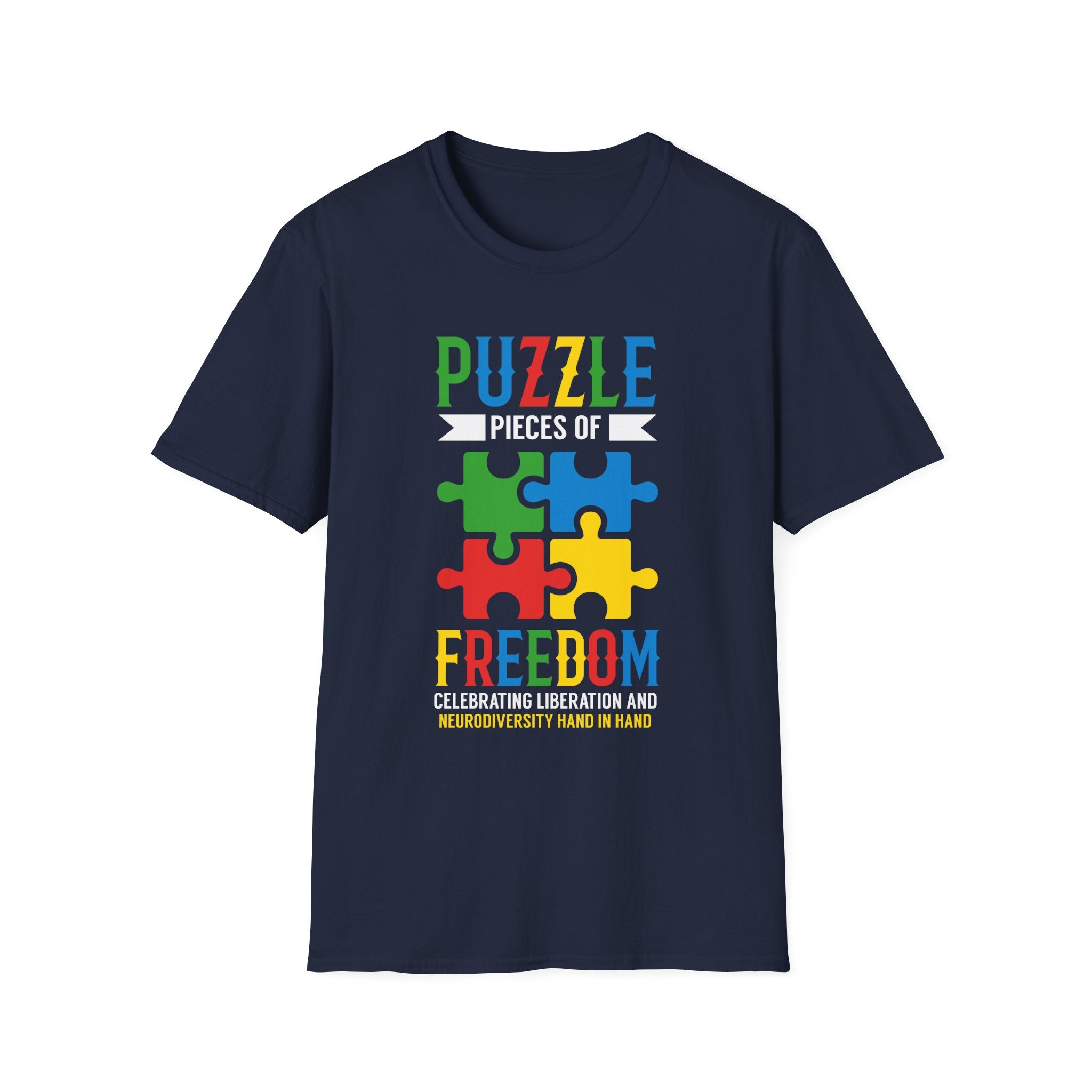 Puzzle pieces Autism Awareness , Adult T-Shirt