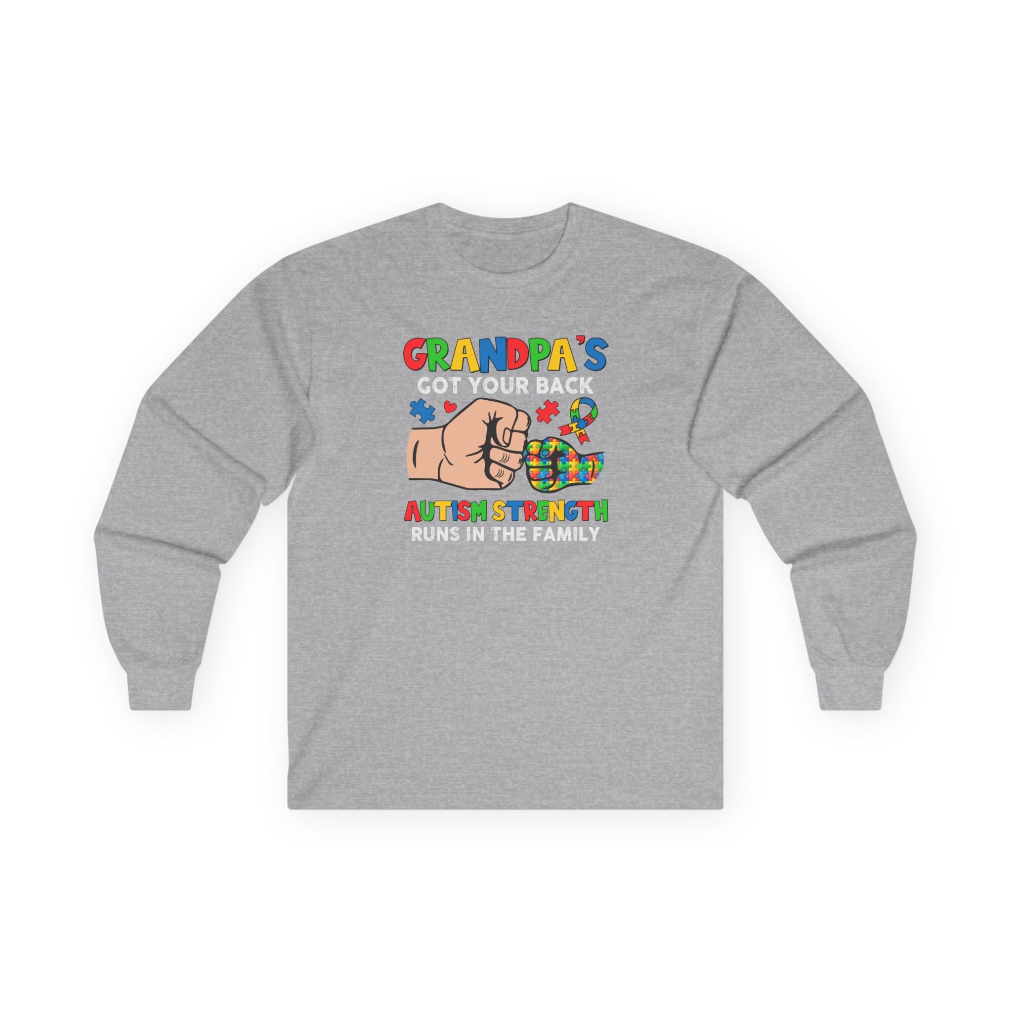 Grandpa's Got Your Back, Long Sleeve Tee