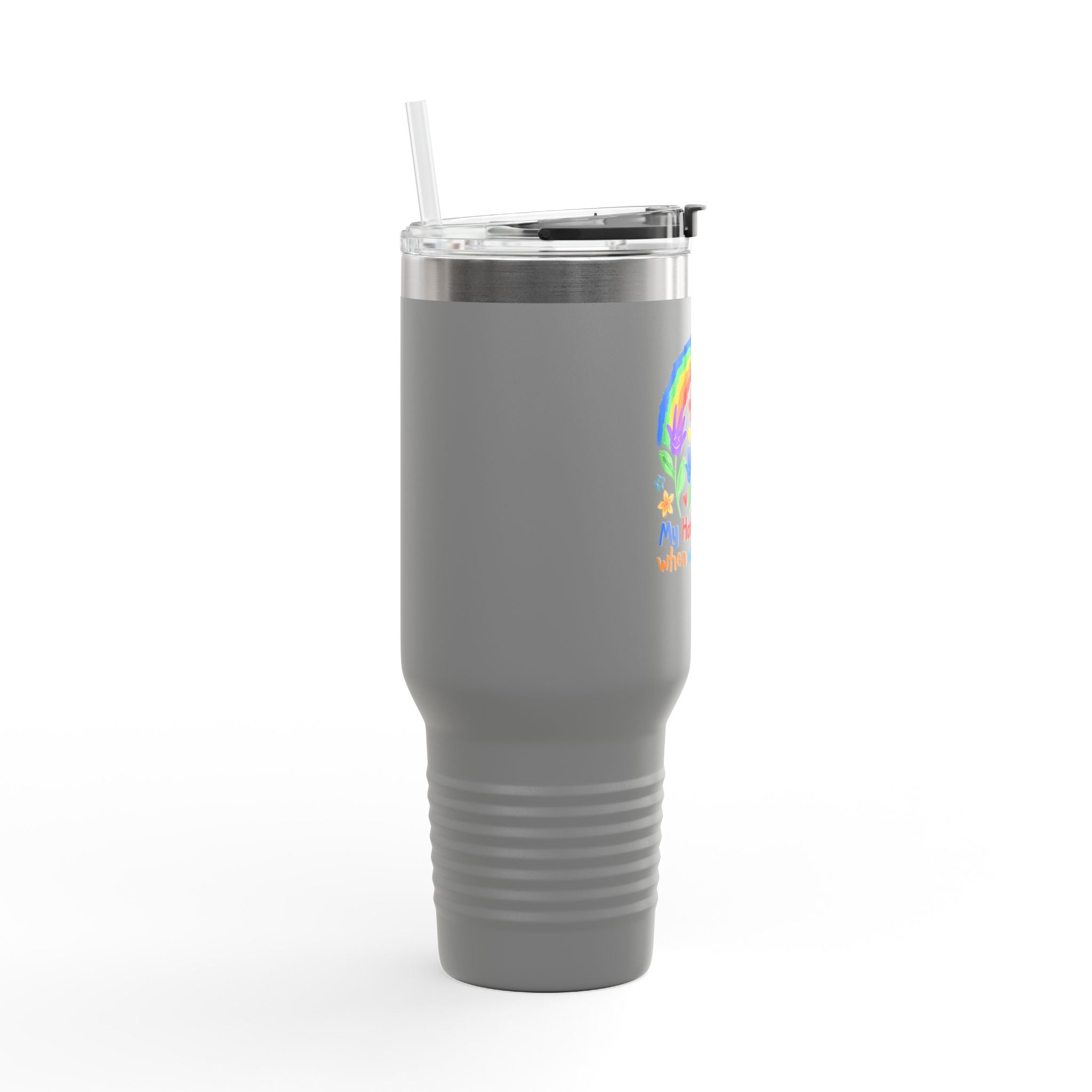 My Hand Speak Insulated Travel Mug, 40oz