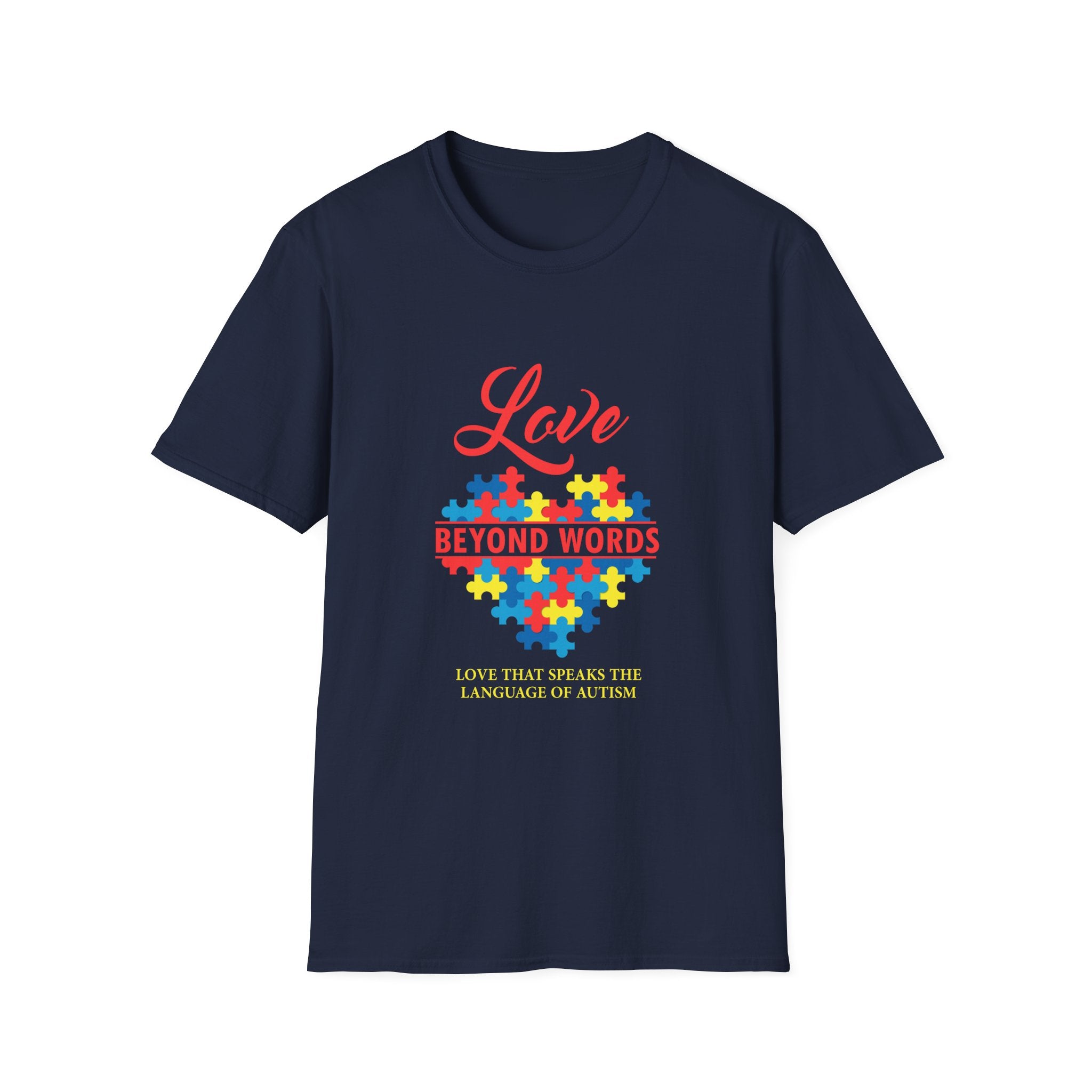 Love Beyond Words Autism Awareness , Adult T-Shirt