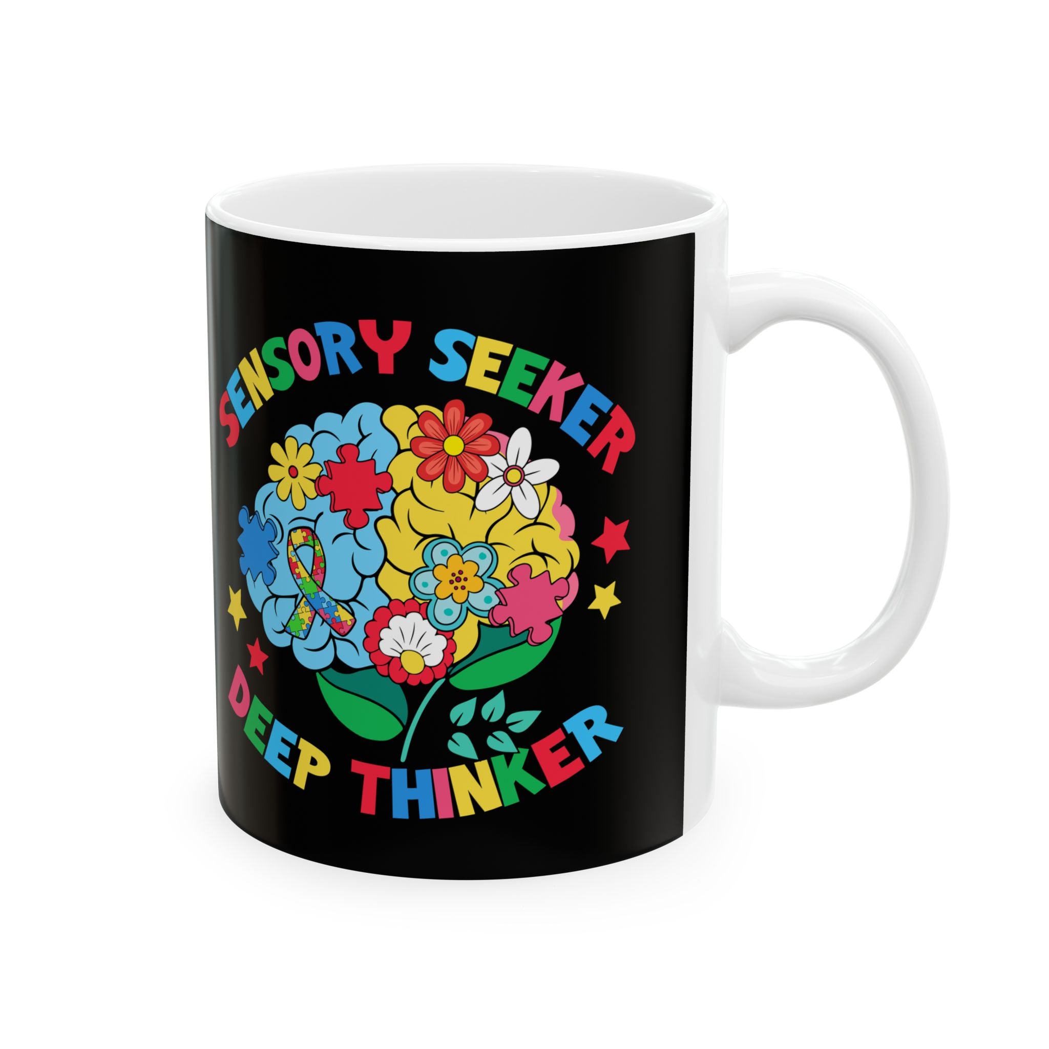 Deep Thinker, Ceramic Mug
