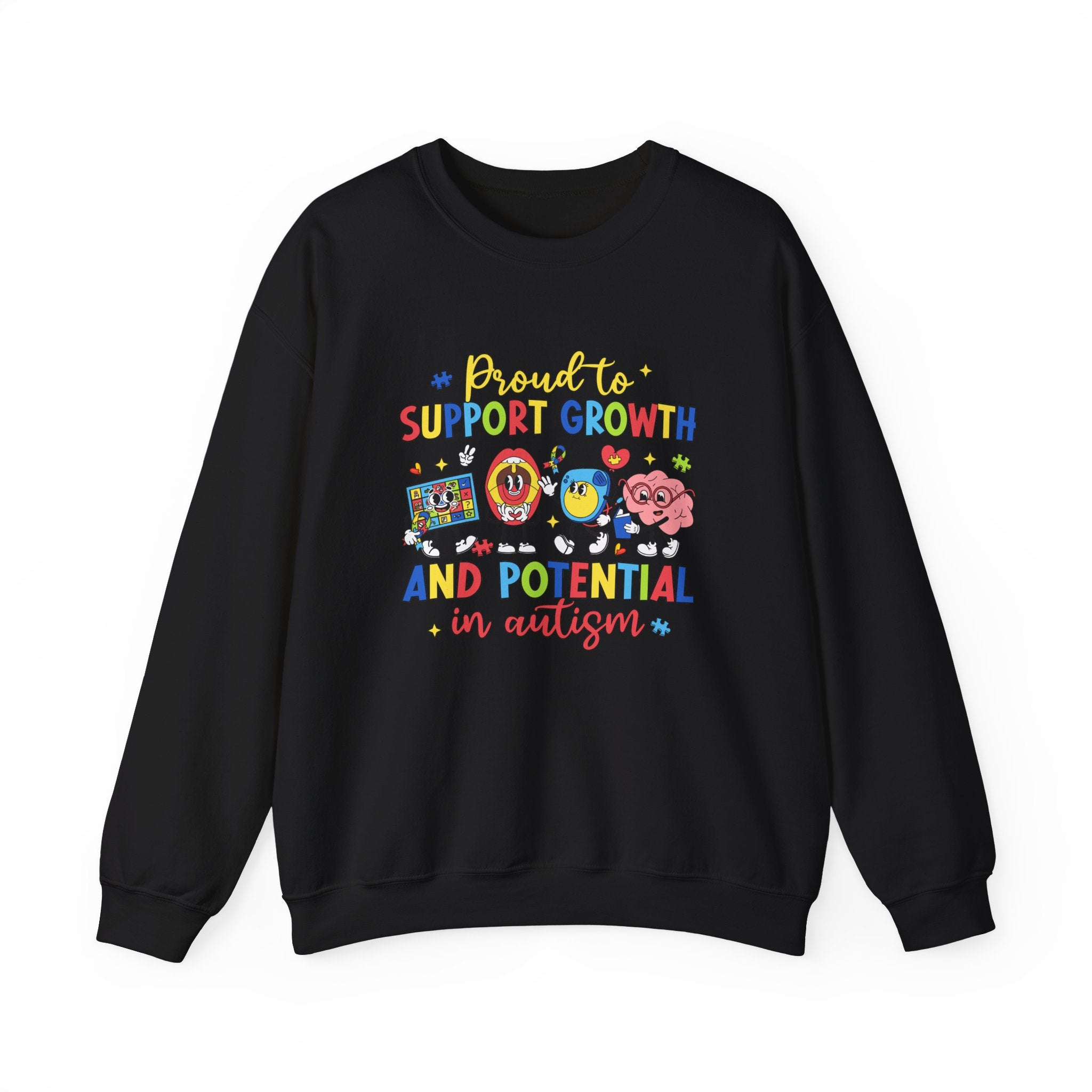 Nurturing Growth for Autism Awareness, Adult Sweatshirt