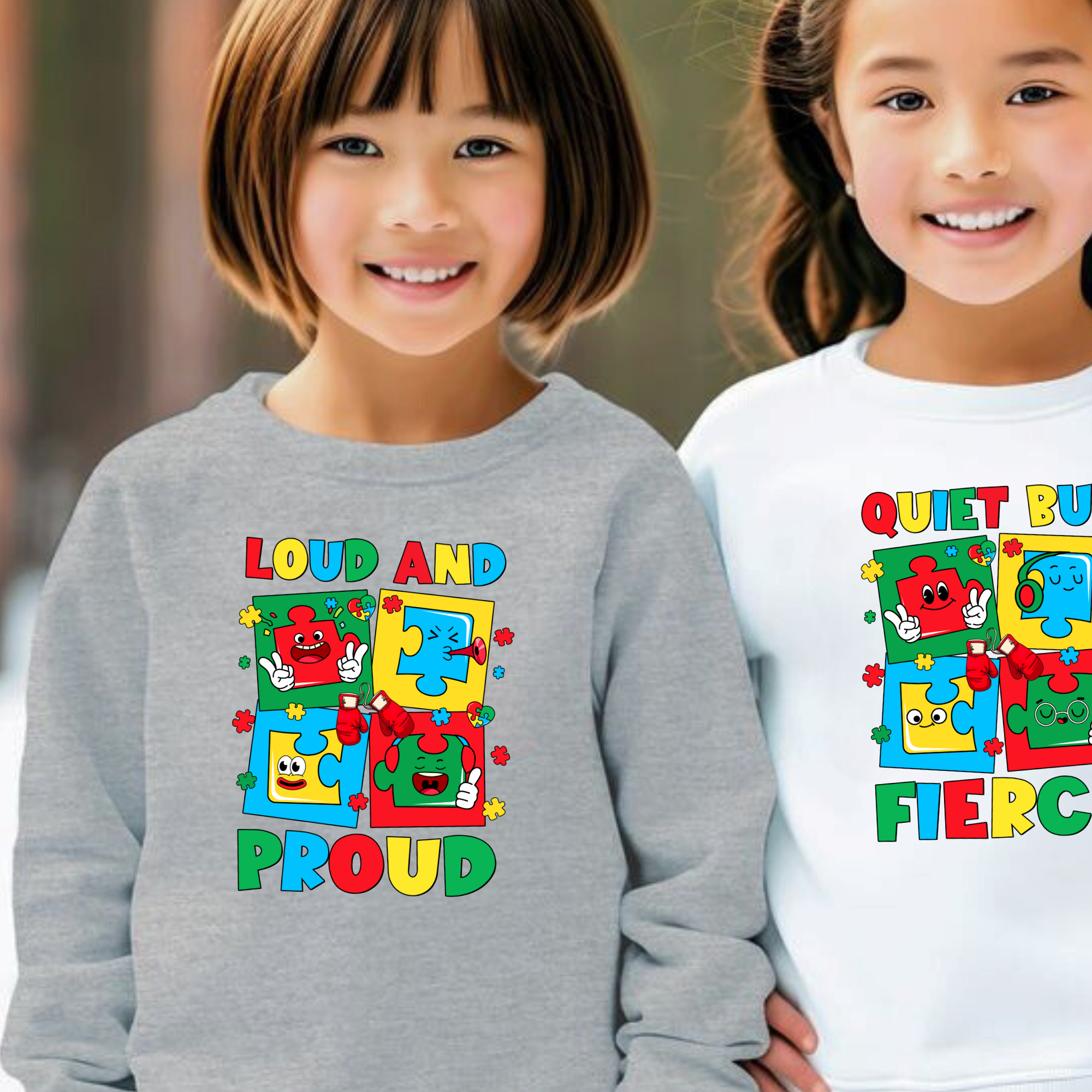 Loud & Proud, Youth Crewneck Sweatshirt