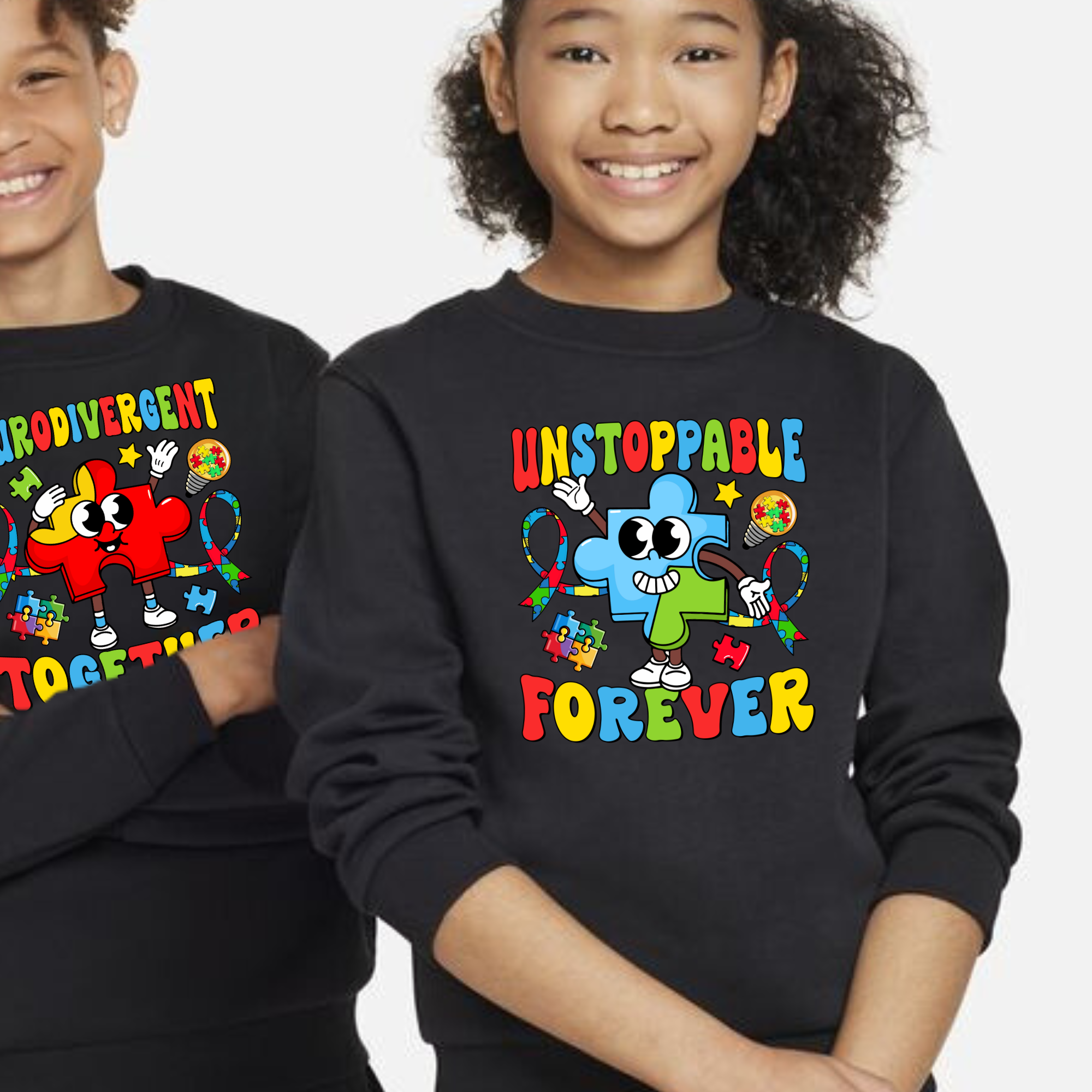 Unstoppable Forever, Youth Crewneck Sweatshirt