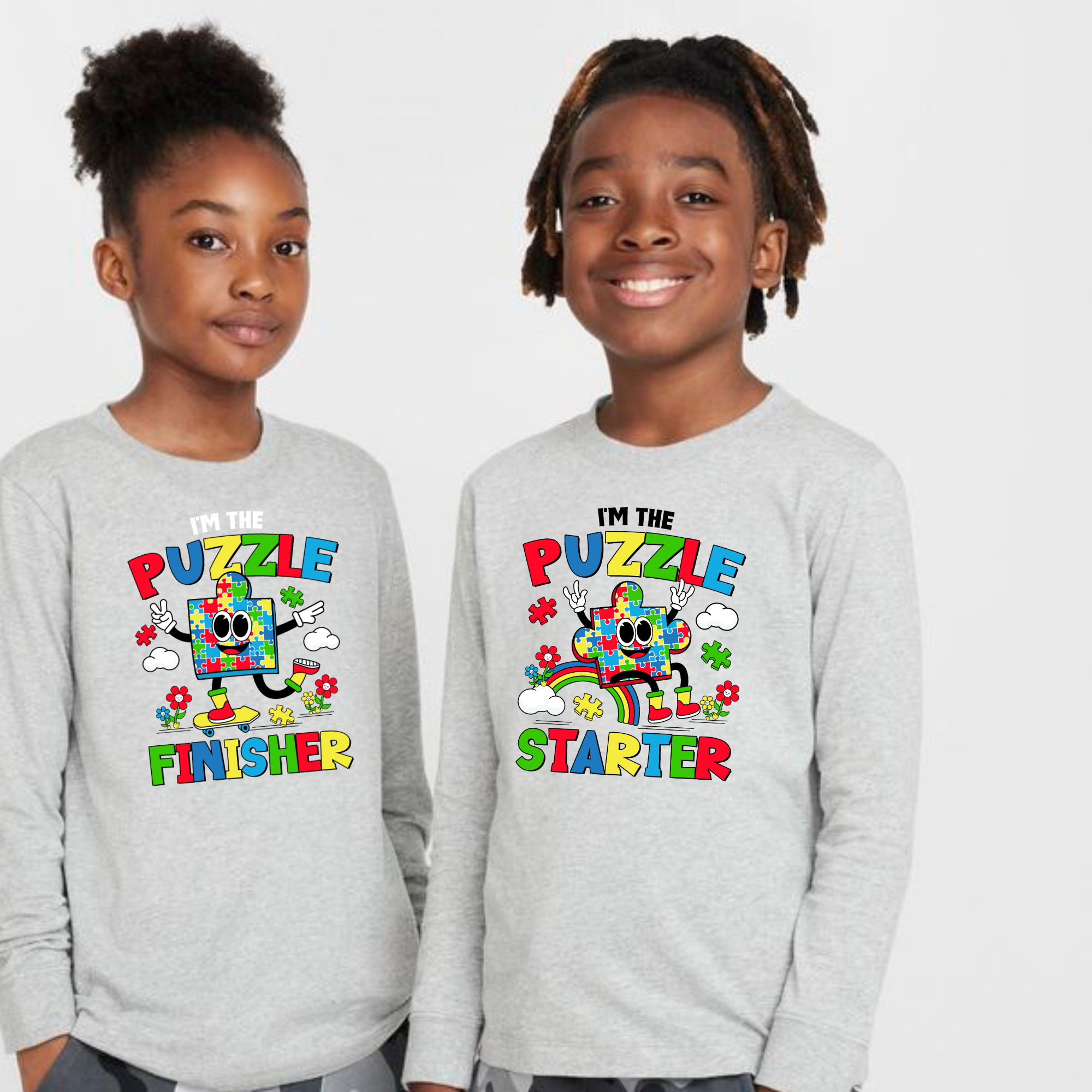 I'm The Puzzle Starter, Youth Long Sleeve