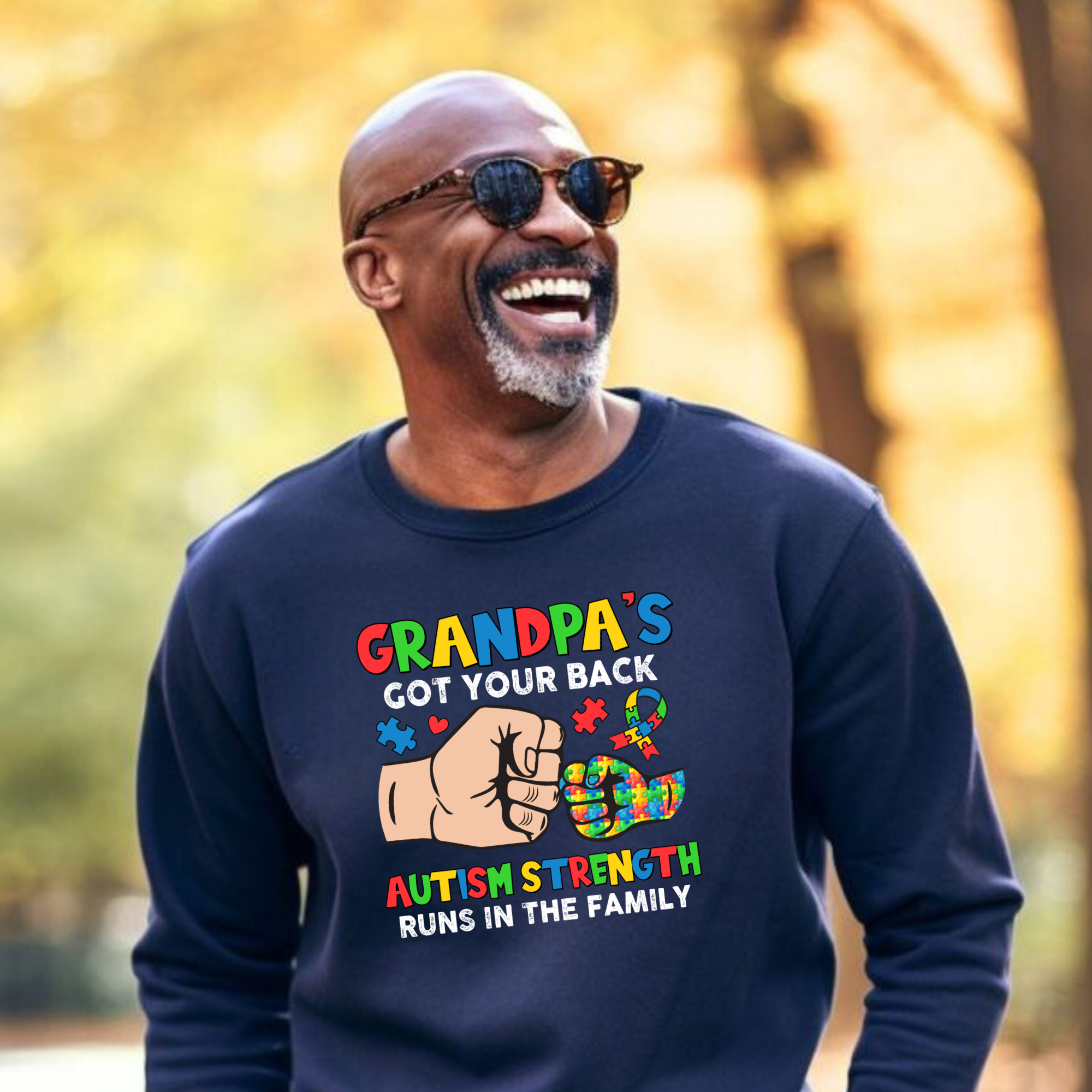 Grandpa's Got Your Back, Long Sleeve Tee