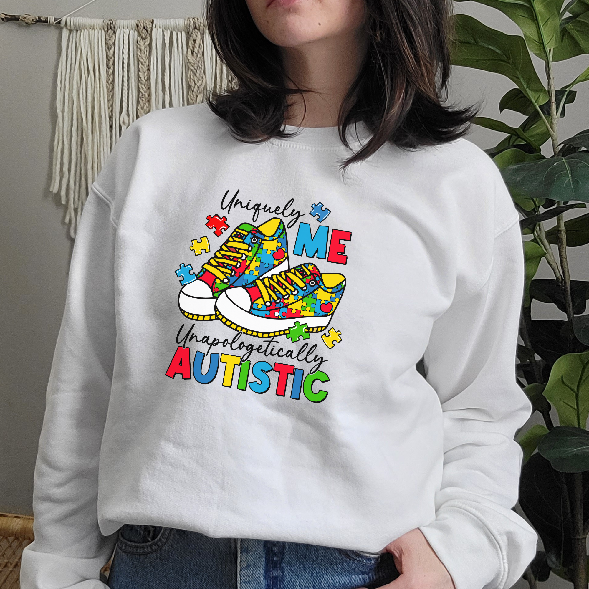 Uniquely Me, Adult Crewneck Sweatshirt