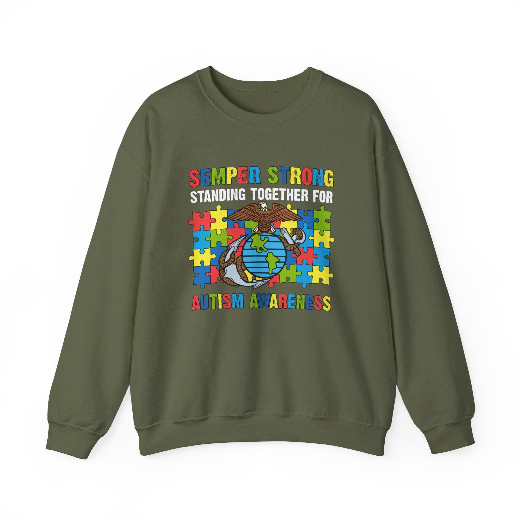 "Semper Strong Autism Awareness Sweatshirt