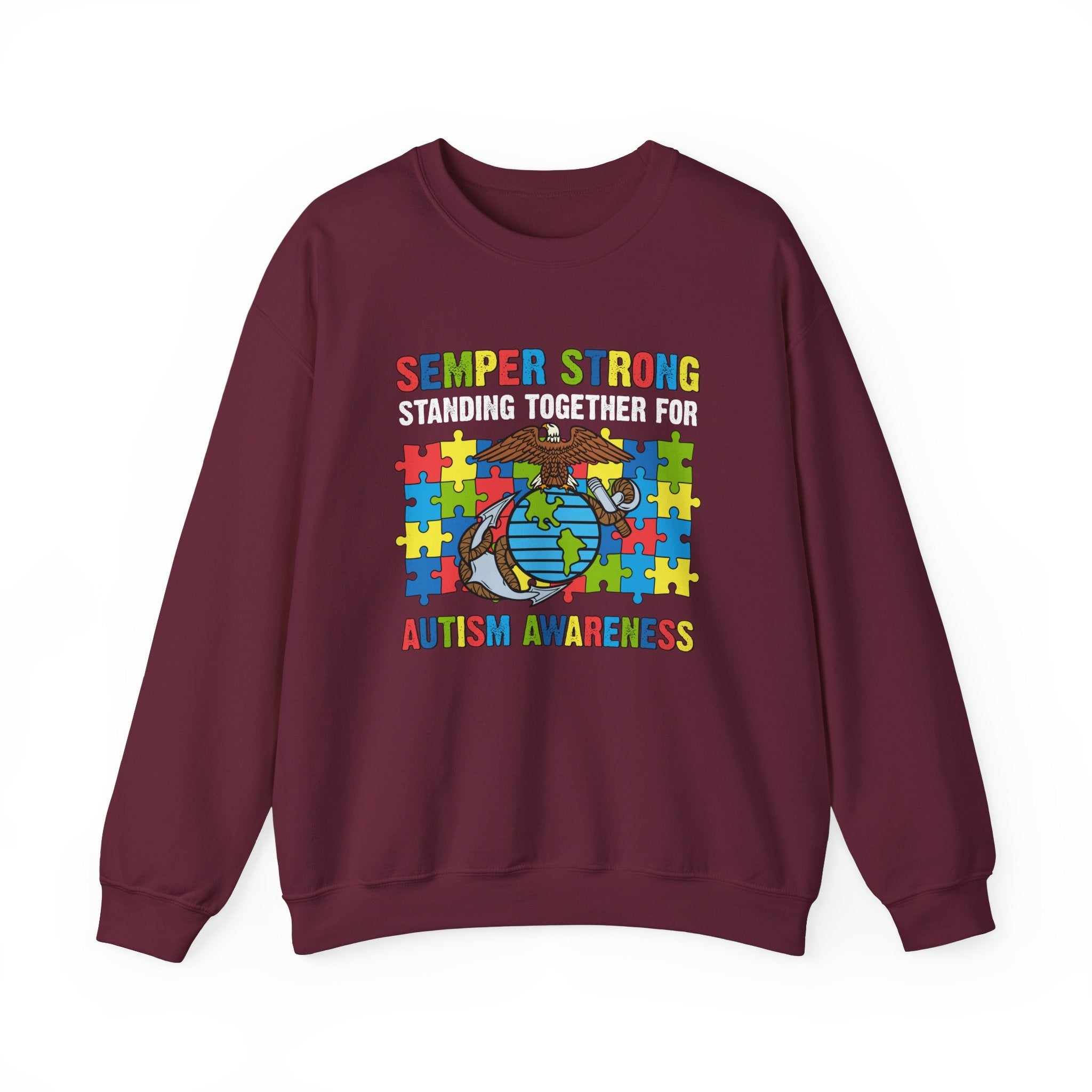 "Semper Strong Autism Awareness Sweatshirt