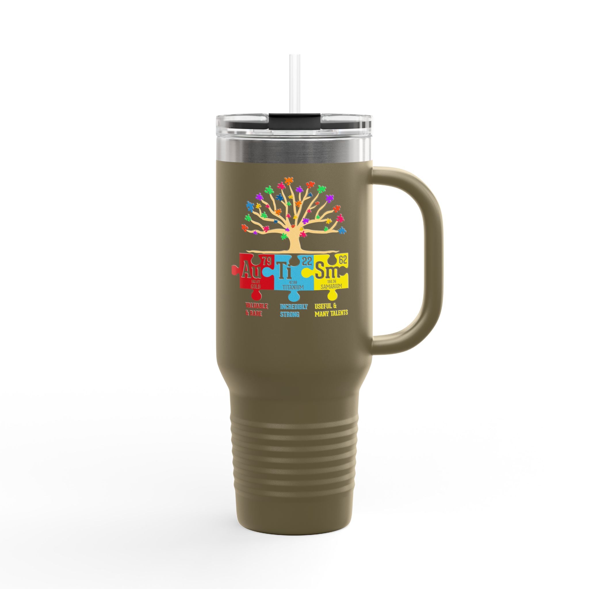 Puzzle Insulated Travel Mug, 40oz