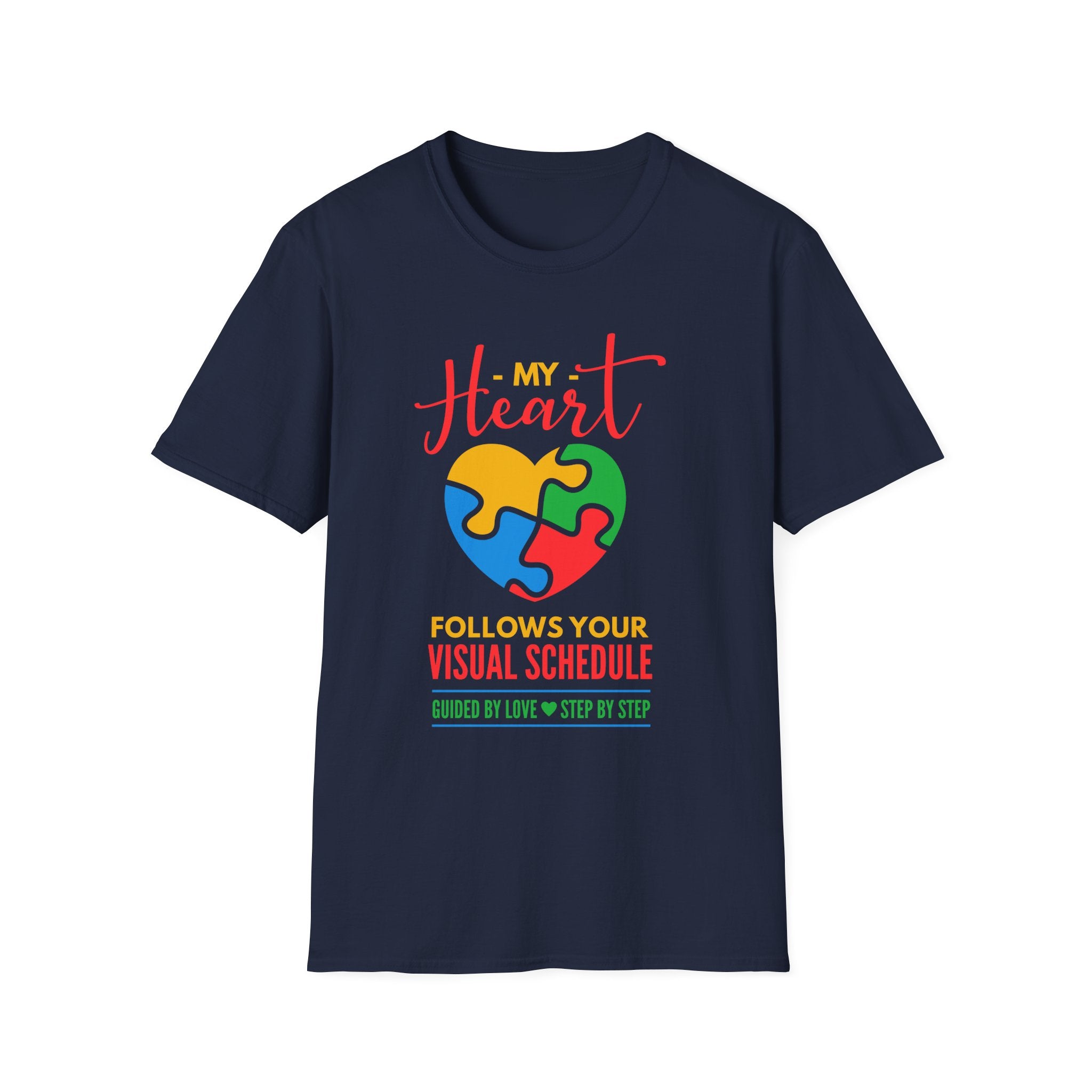 My heart Autism Awareness , Adult T-Shirt