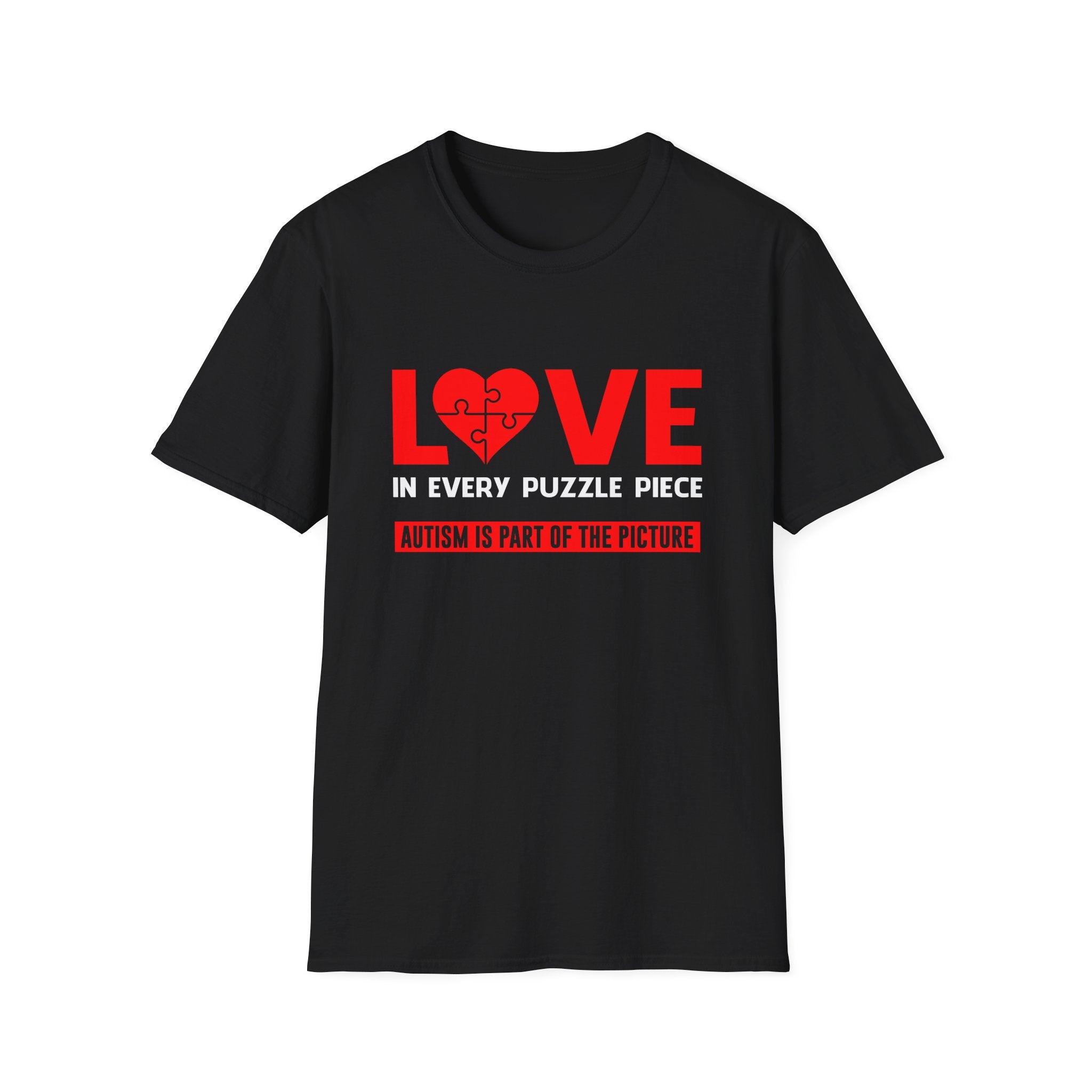 Love in every puzzle Autism Awareness , Adult T-Shirt