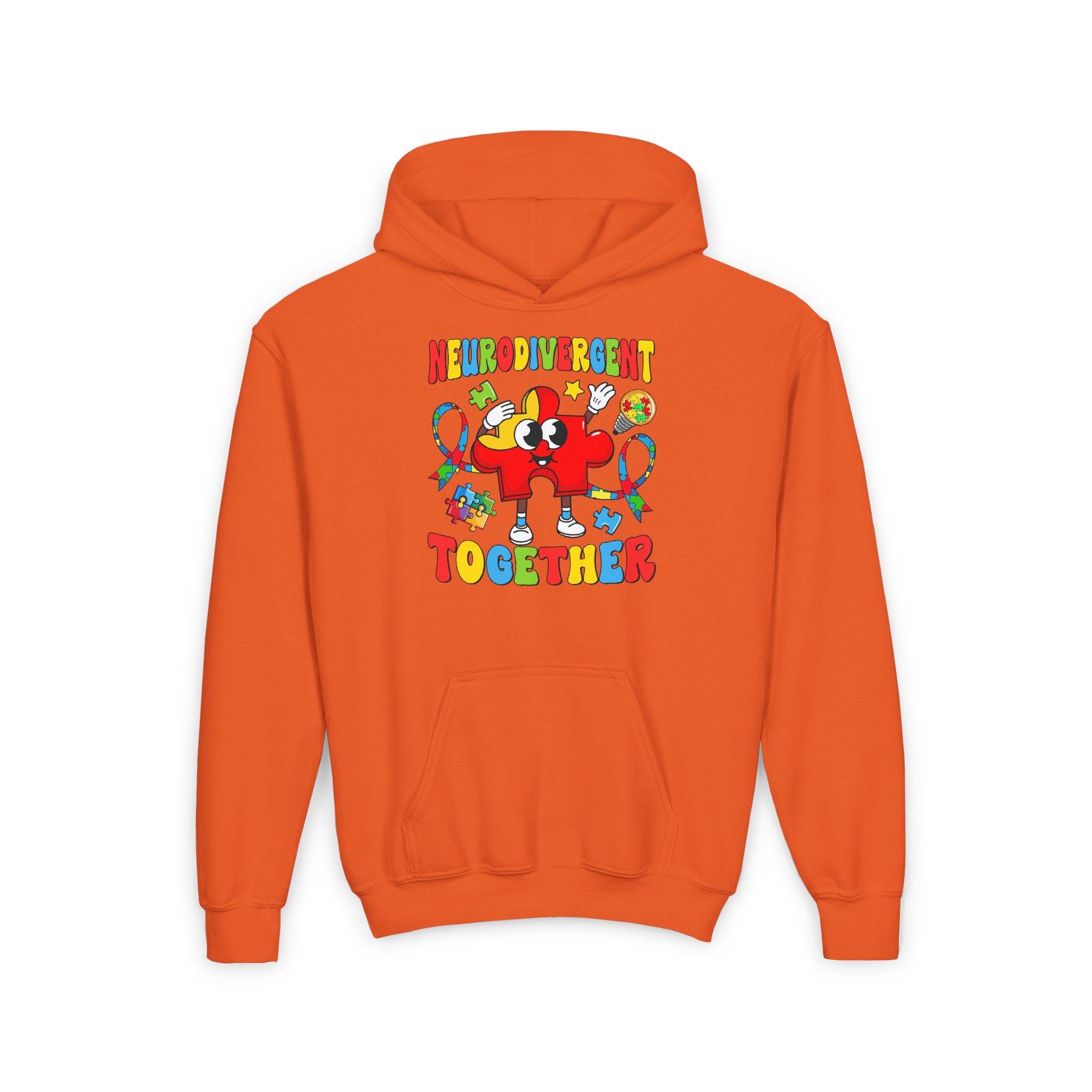 Neurodivergent Together, Youth Hoodie