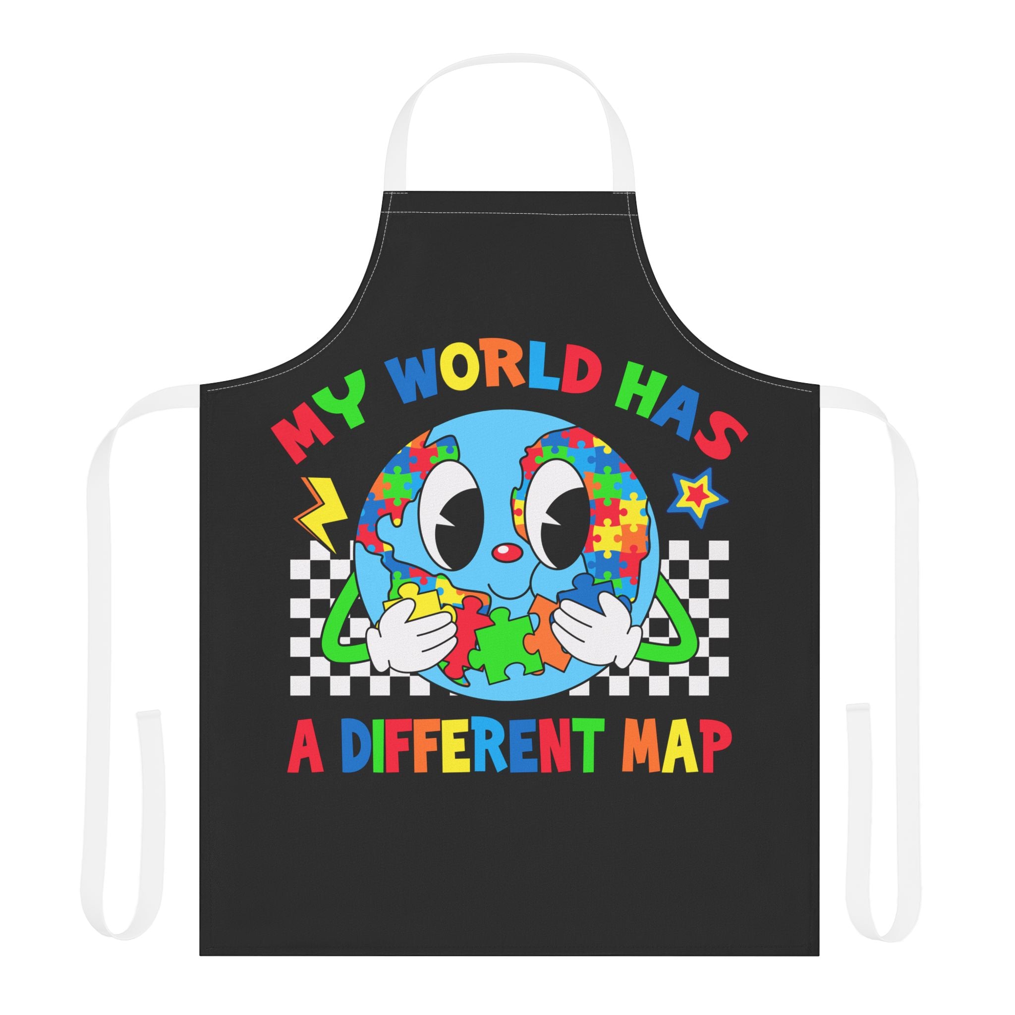 A Different Map Routine Love Apron