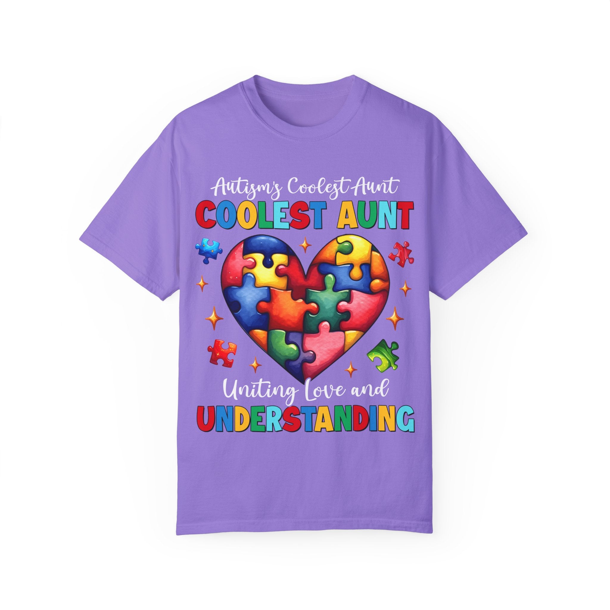 Autism’s Coolest Auntie Adult T-Shirt | Autism Awareness for Aunts, Sisters & Family