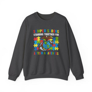 "Semper Strong Autism Awareness Sweatshirt