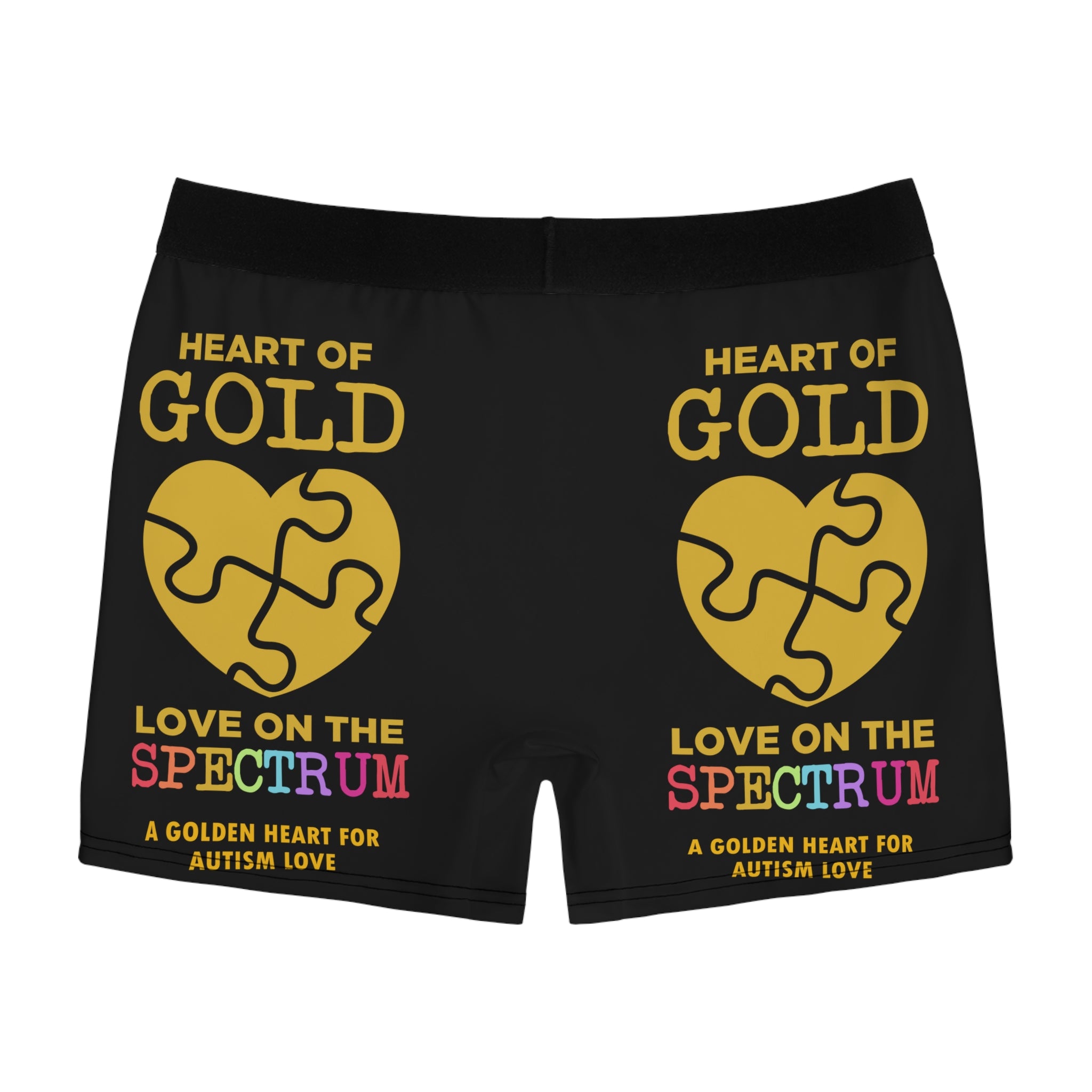 Heart Of Gold Austim Men's Boxer Briefs