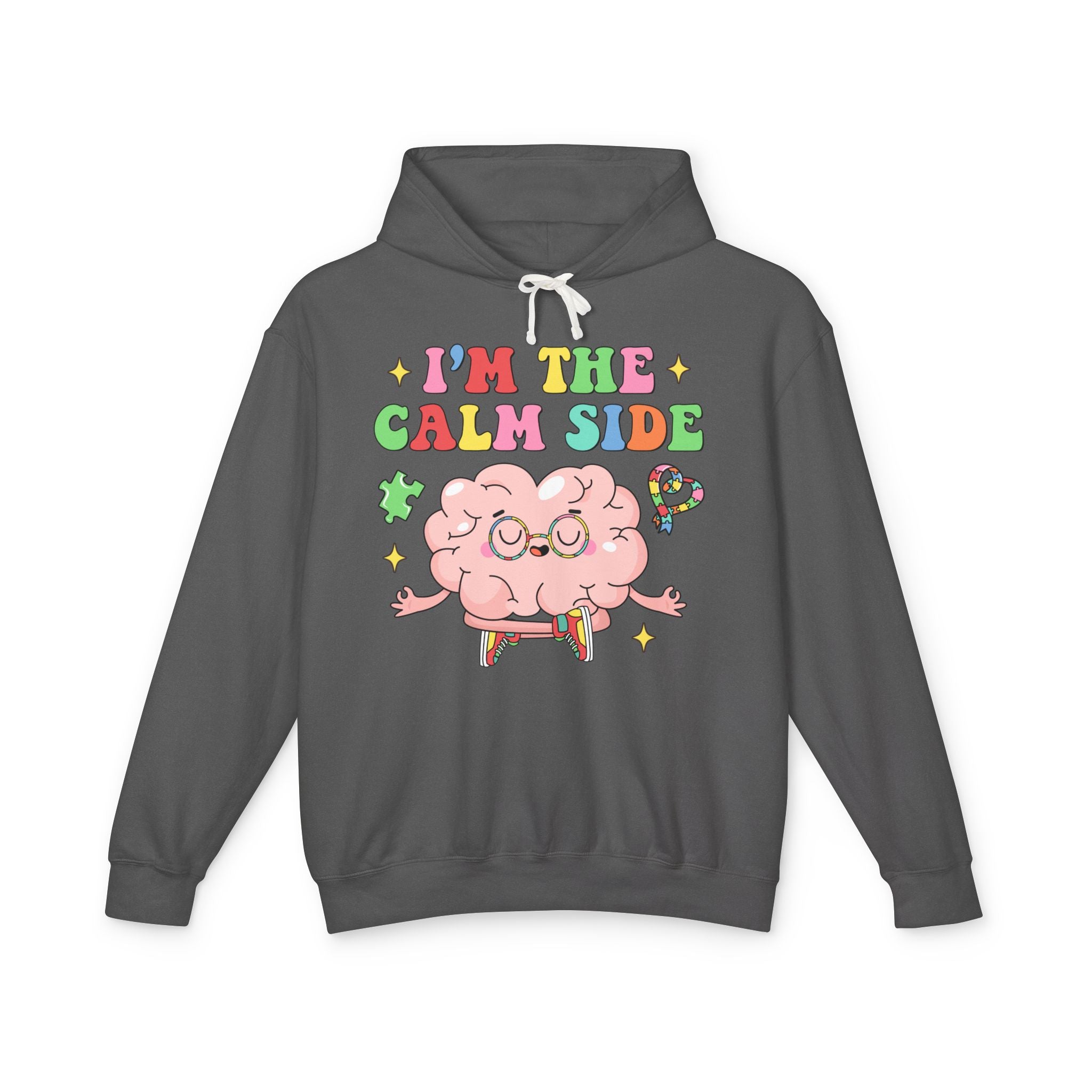 I Am The Calm Side, Autism Support Full Zip Hoodie