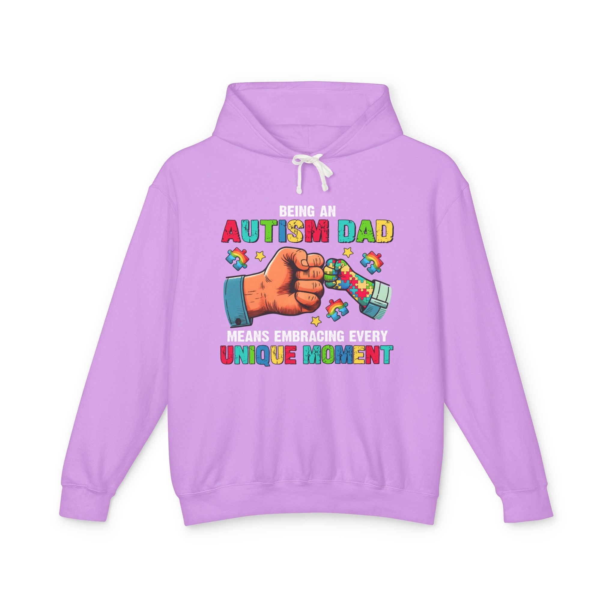 Being An Autism Dad, Autism Awareness Adult Hoodie