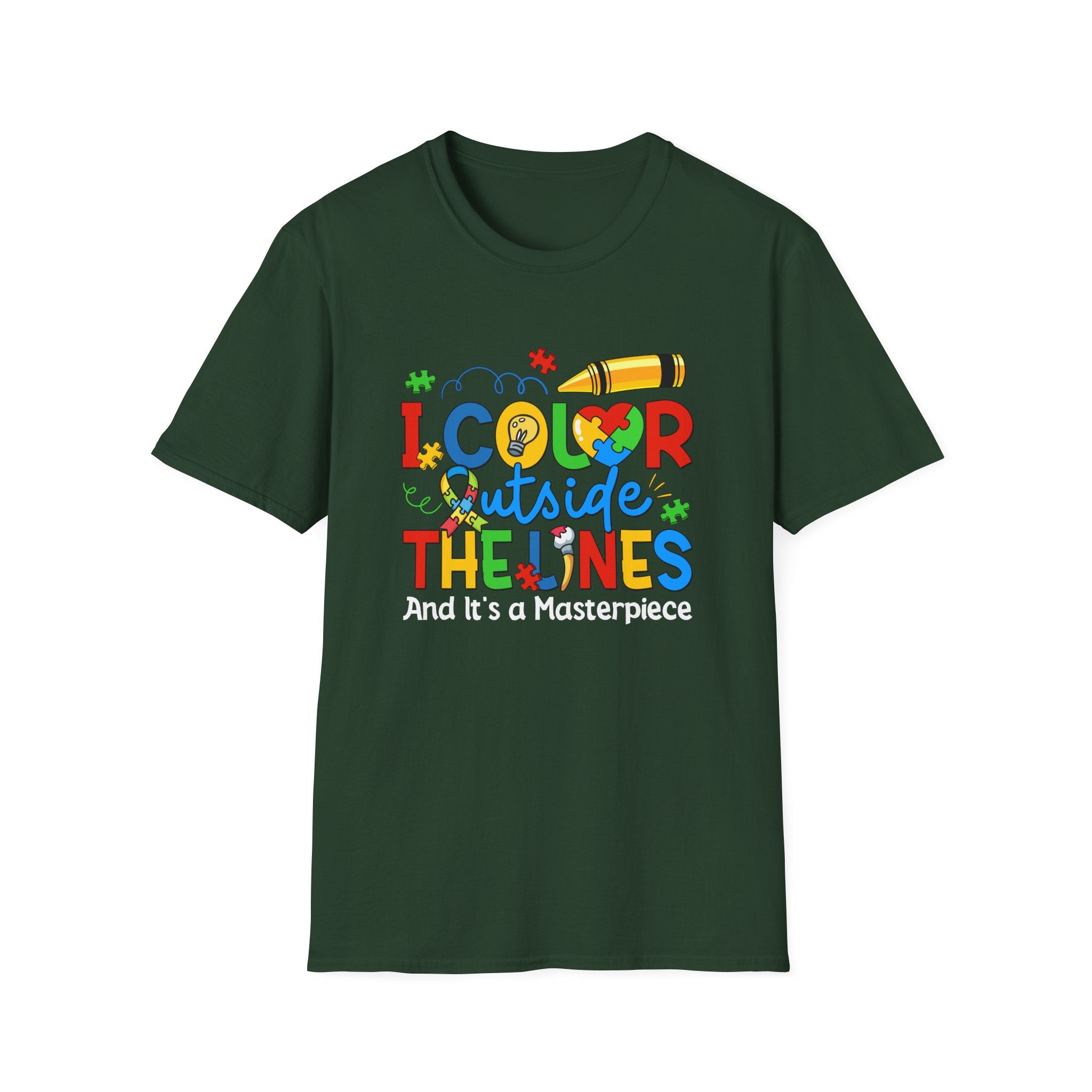 Outside the Lines, Adult T-Shirt