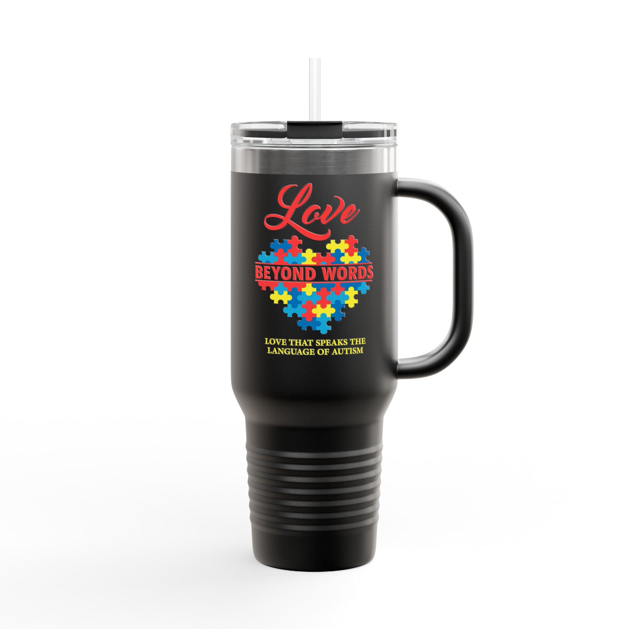 Love Beyond Words Insulated Travel Mug, 40oz