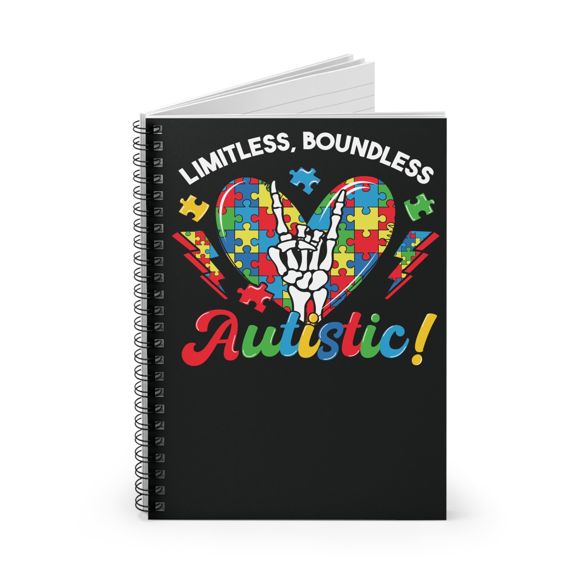 Limitless Boundless Spiral Notebook - Ruled Line