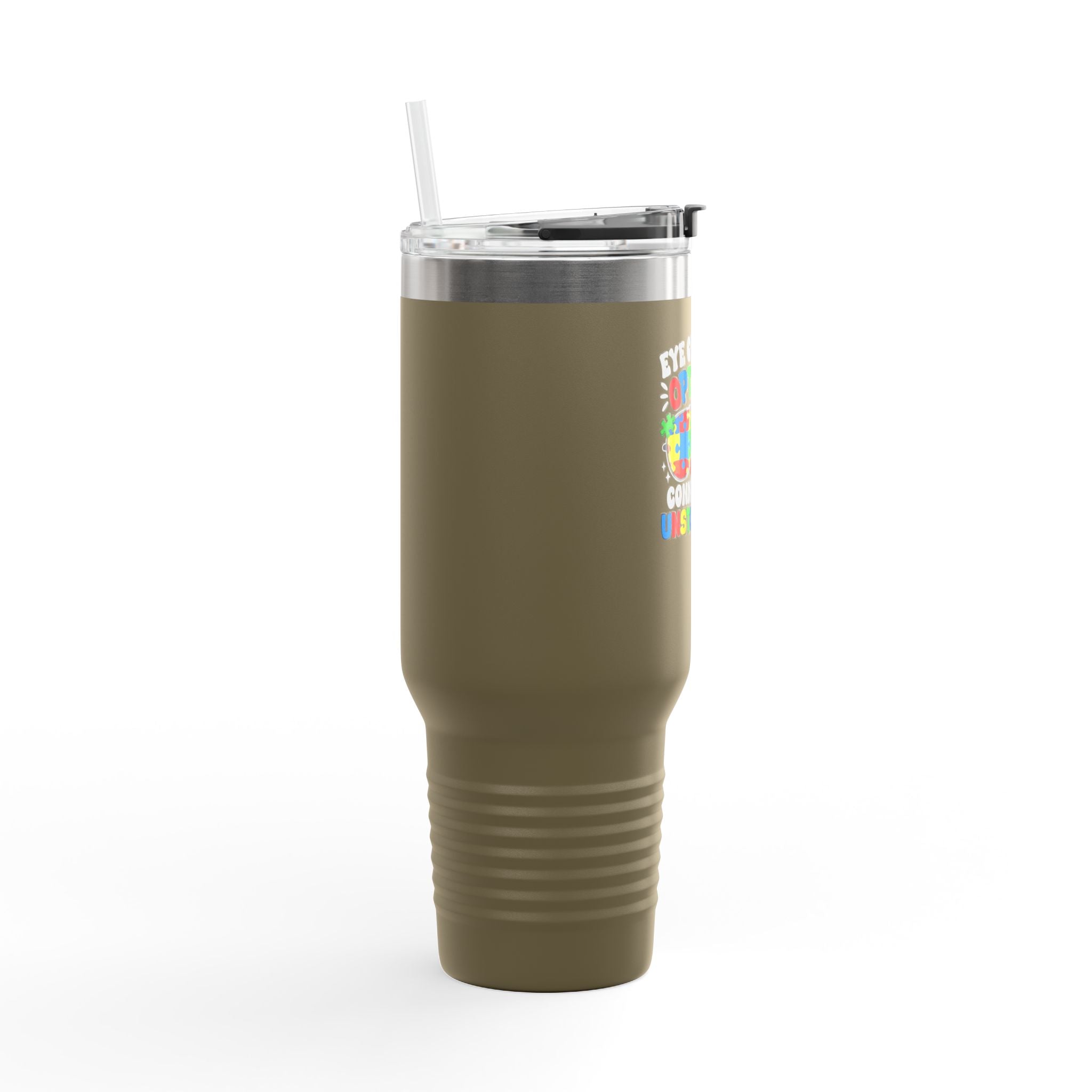 Eye Contact Insulated Travel Mug, 40oz