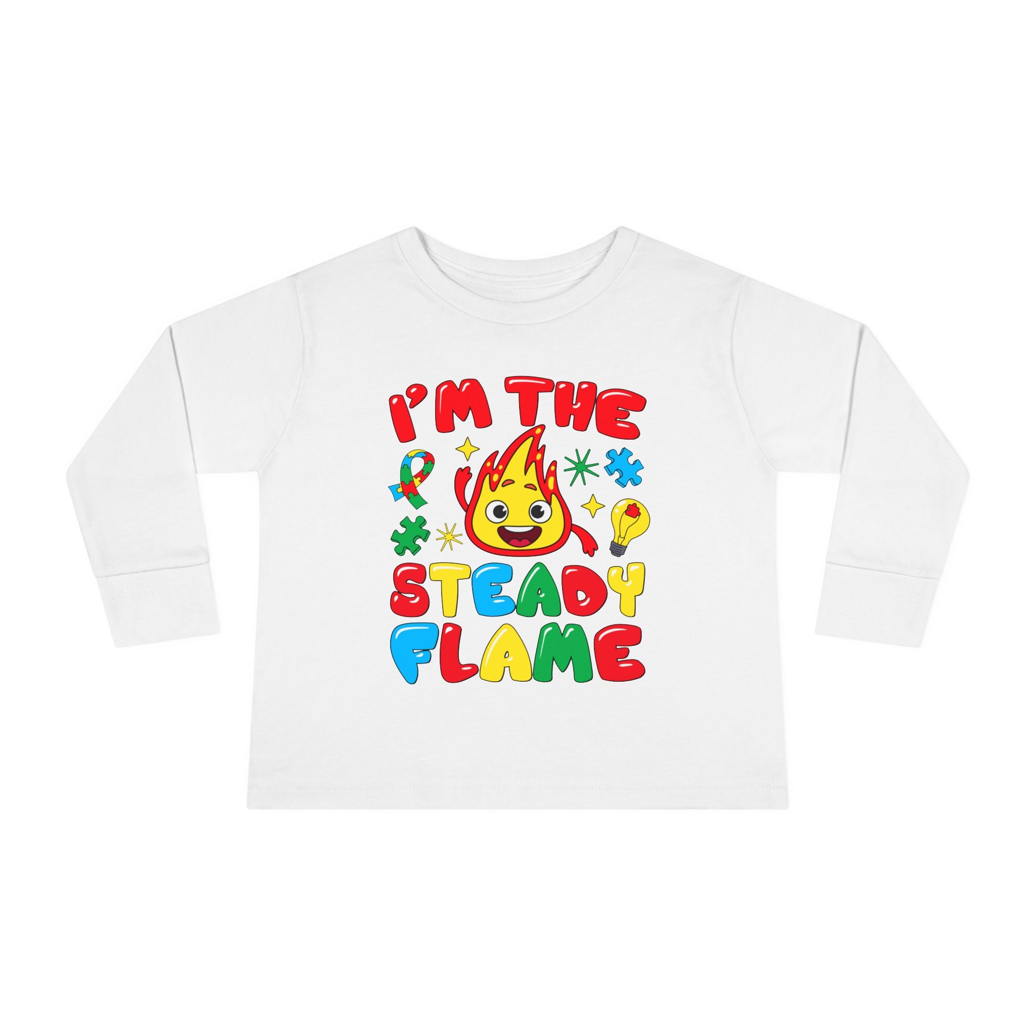 I'm The Steady Flame, Toddler Long Sleeve Tee