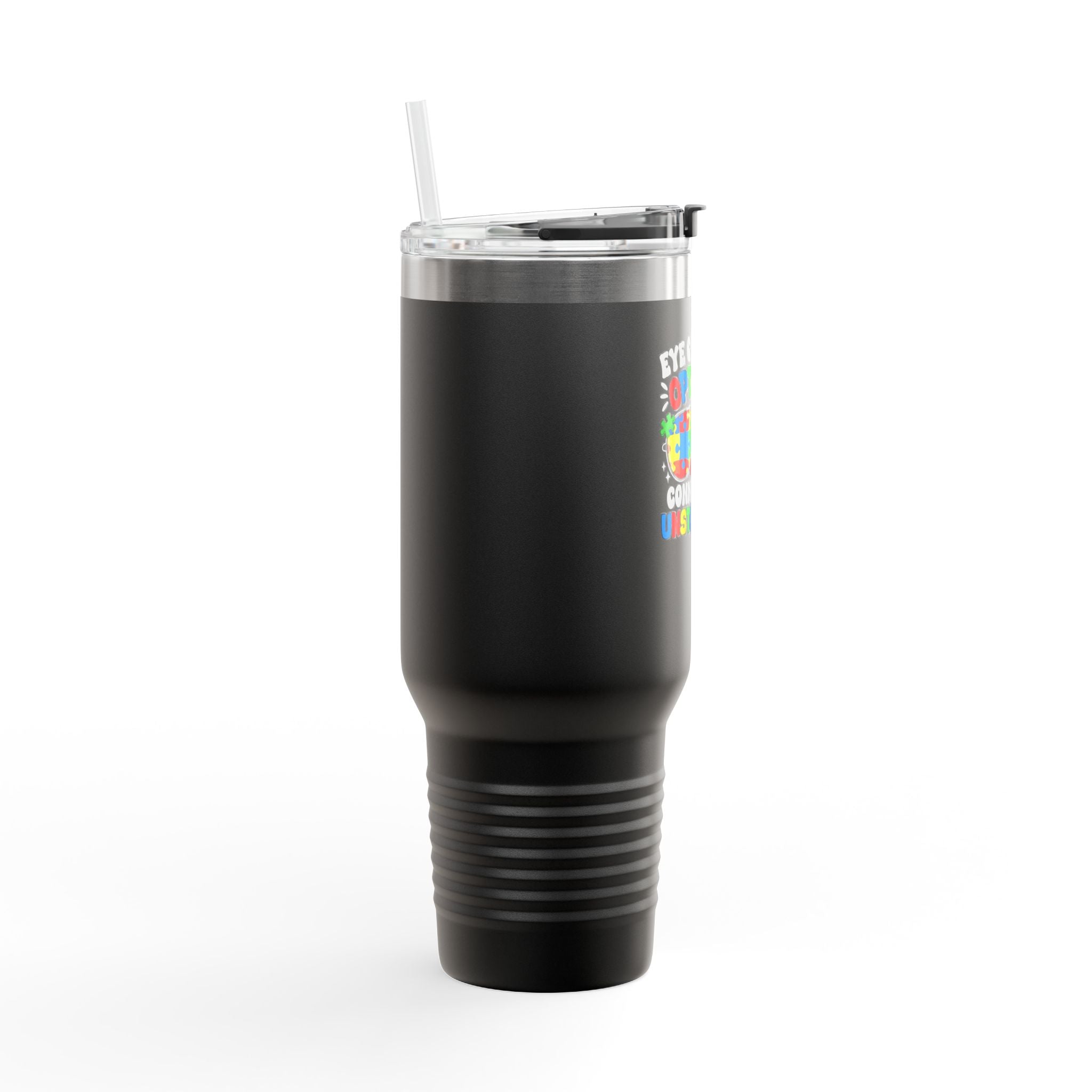 Eye Contact Insulated Travel Mug, 40oz