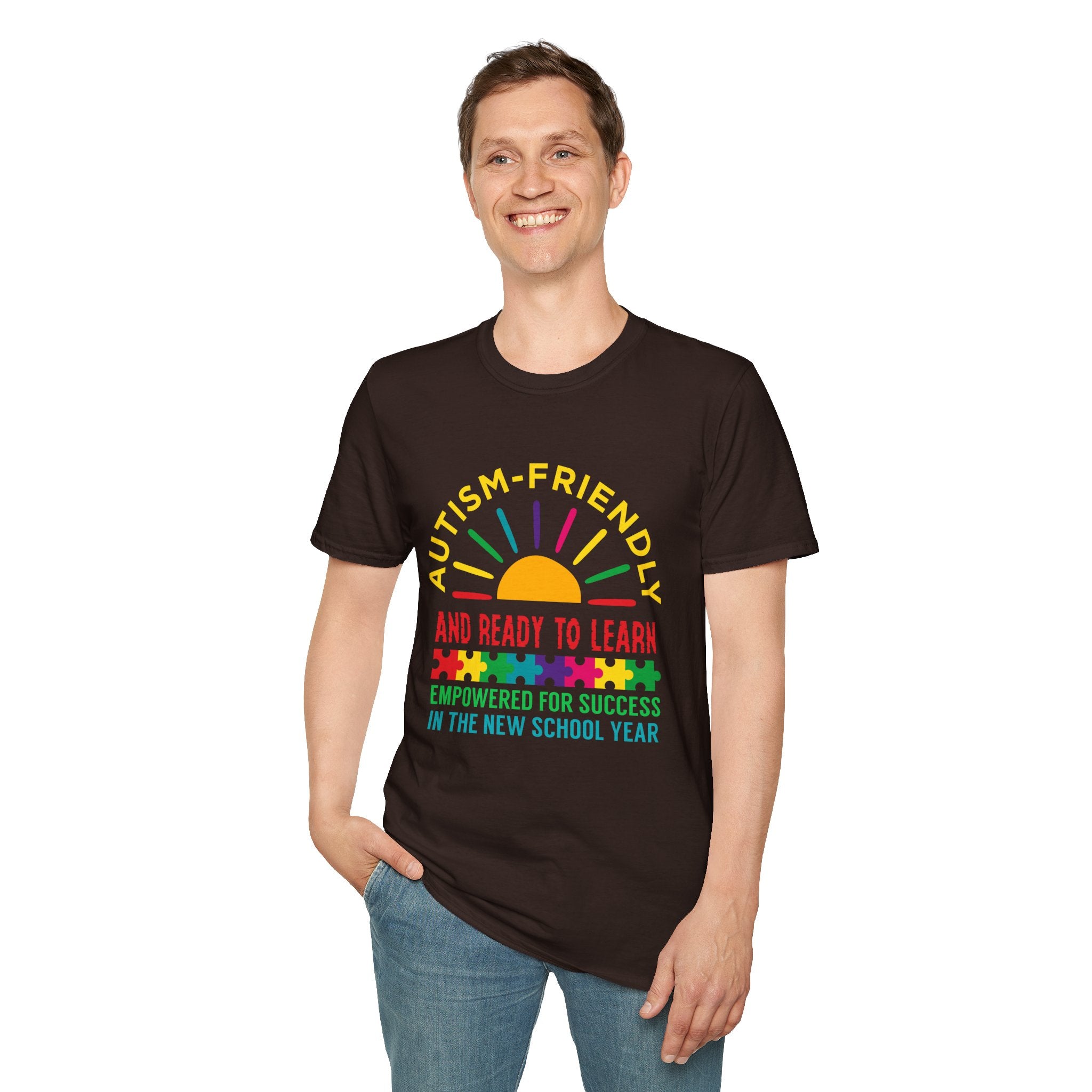 Austim Friendly Autism Awareness , Adult T-Shirt