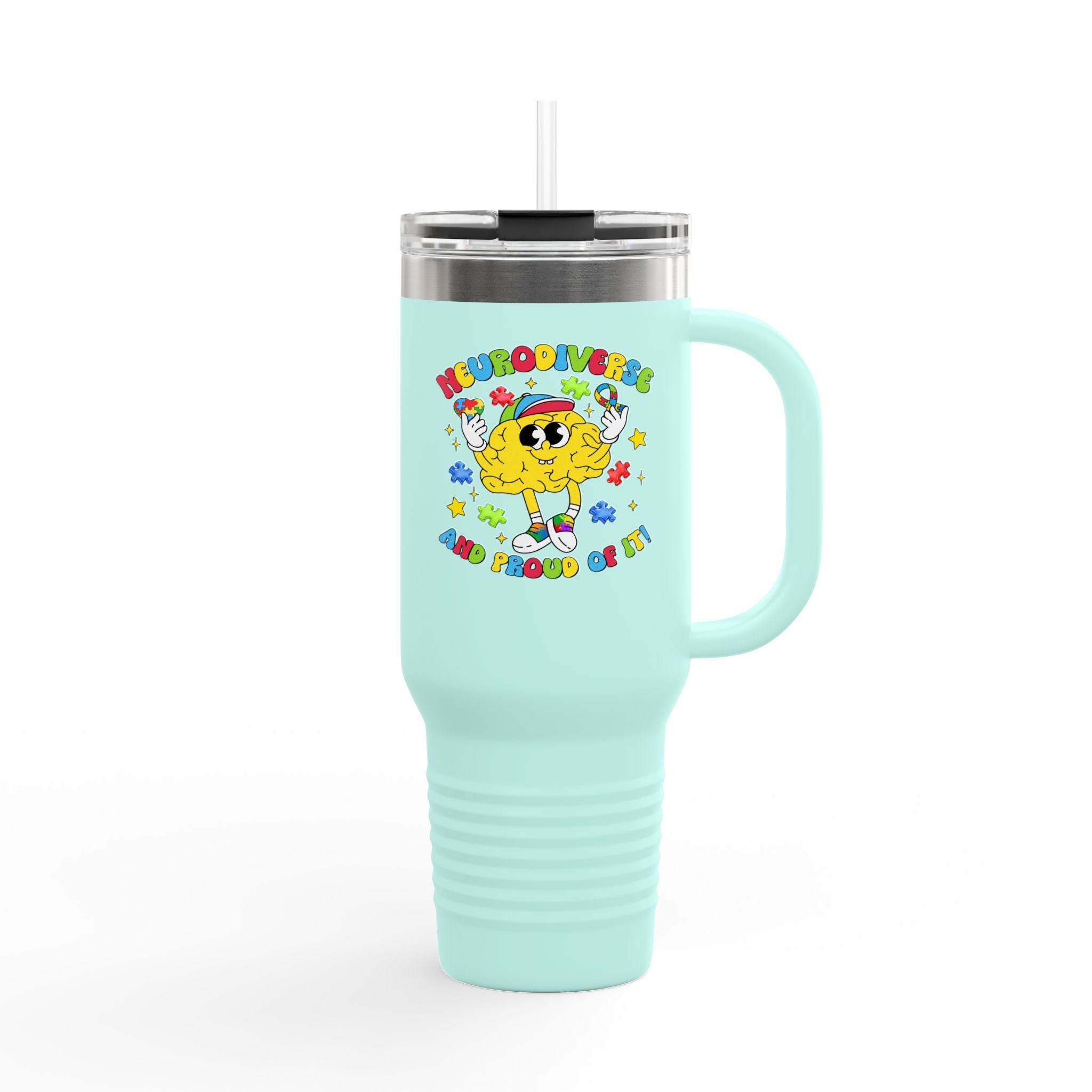 Neurodiverse Insulated Travel Mug, 40oz