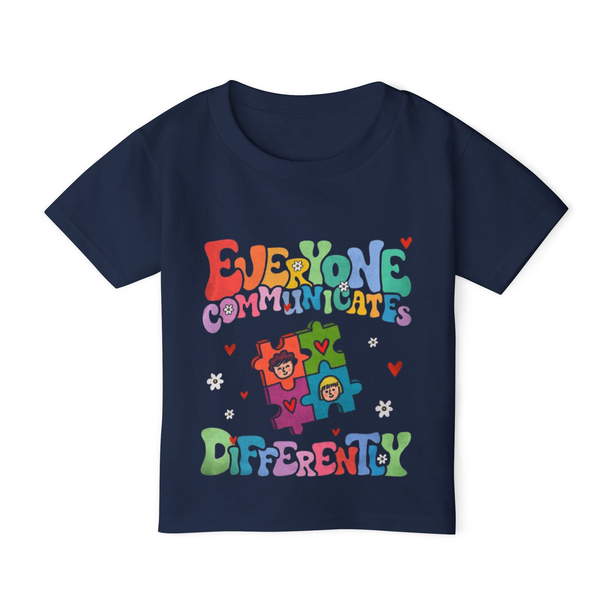 Everyone Communicates, Autism Awareness Toddler T-shirt