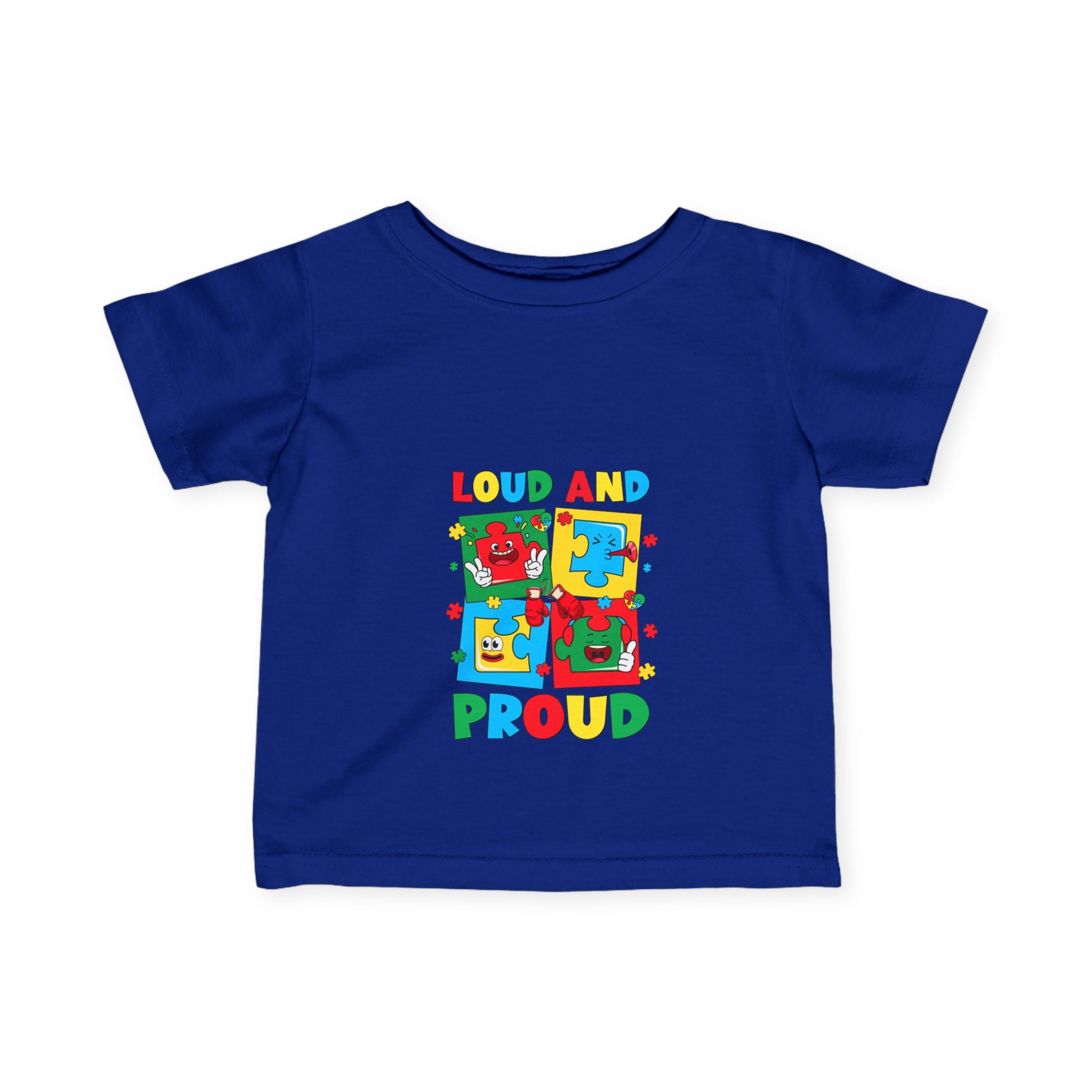 Loud and Proud, Autism Awareness Infant Fine Jersey Tee