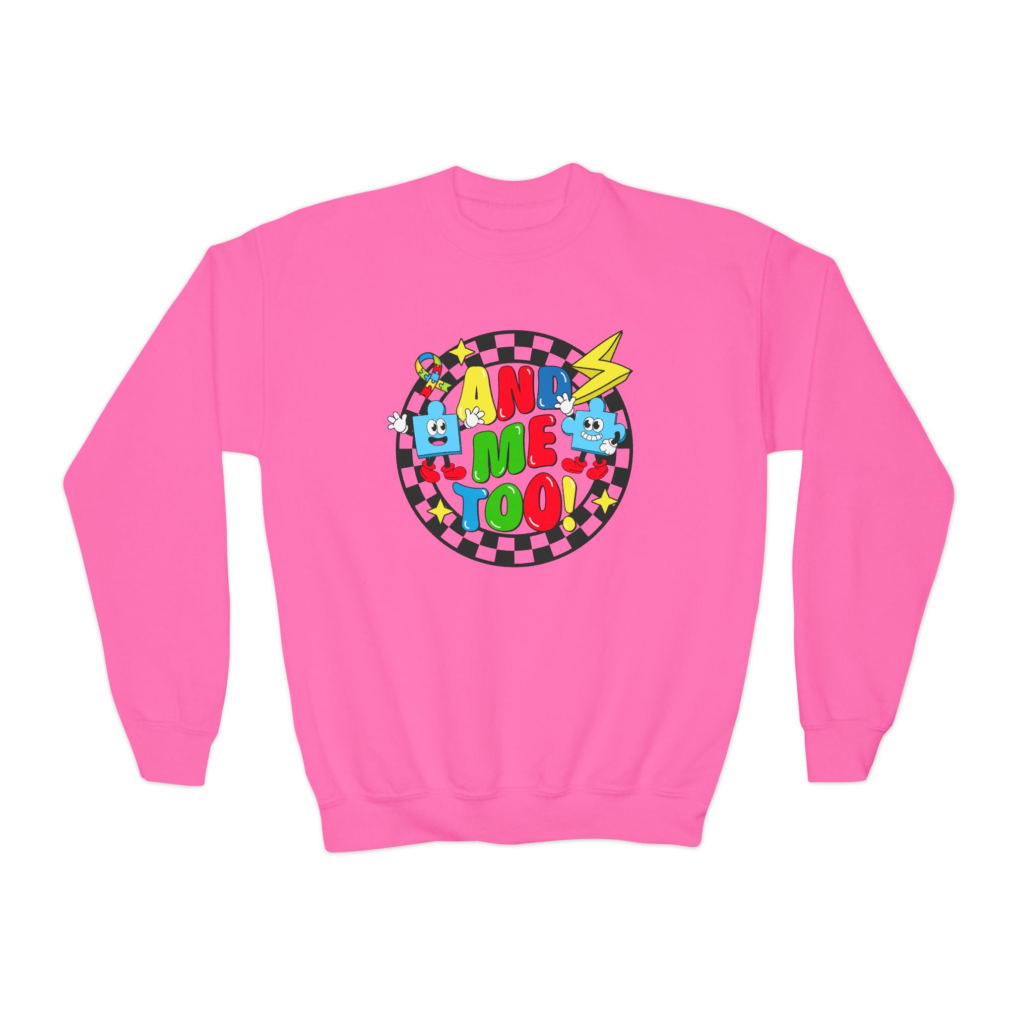 And Me Too, Youth Crewneck Sweatshirt