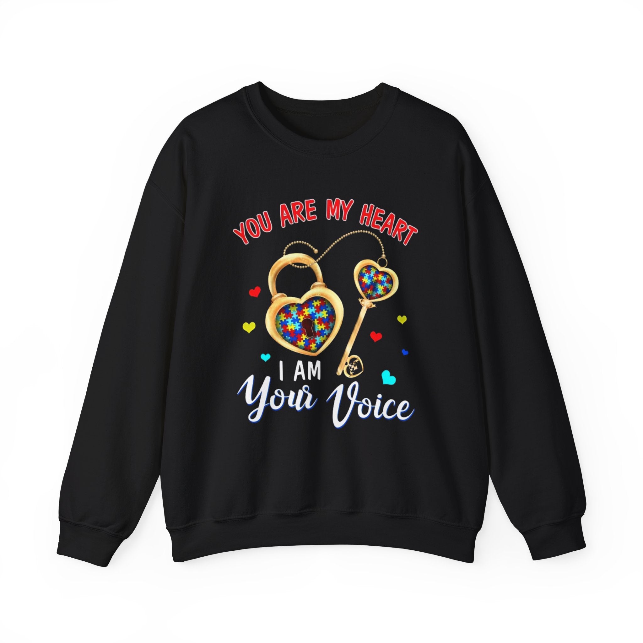 You Are My Heart, Autism Awareness Adult Sweatshirt