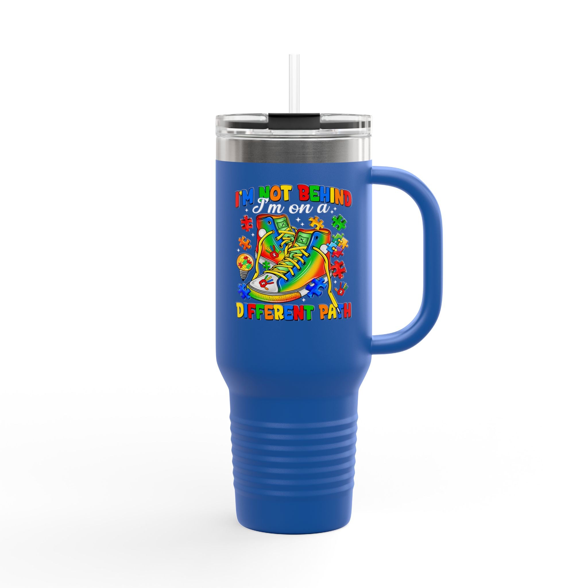 I'm Not Behind Insulated Travel Mug, 40oz