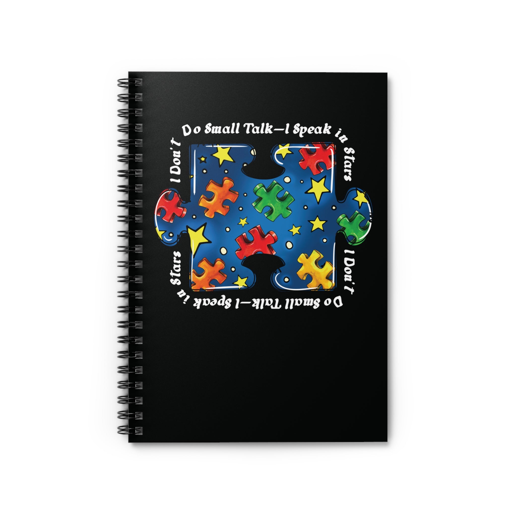 I Speak In Stars Spiral Notebook - Ruled Line