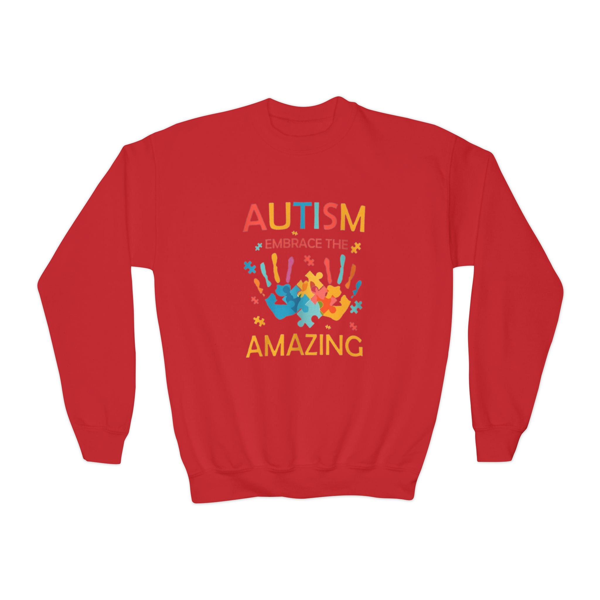 Autism: Embrace the Amazing, Youth Unisex Sweatshirt