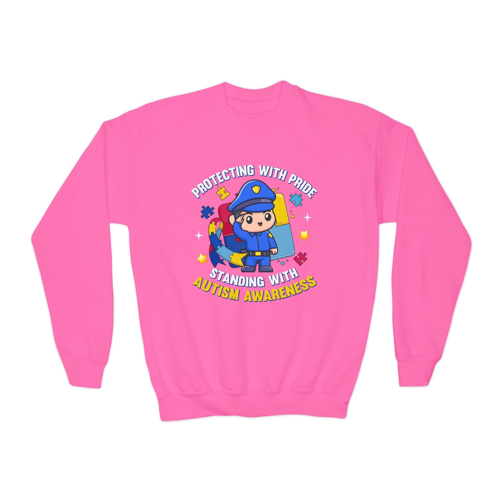 Protect with Pride, Autism Awareness Children's Sweatshirt